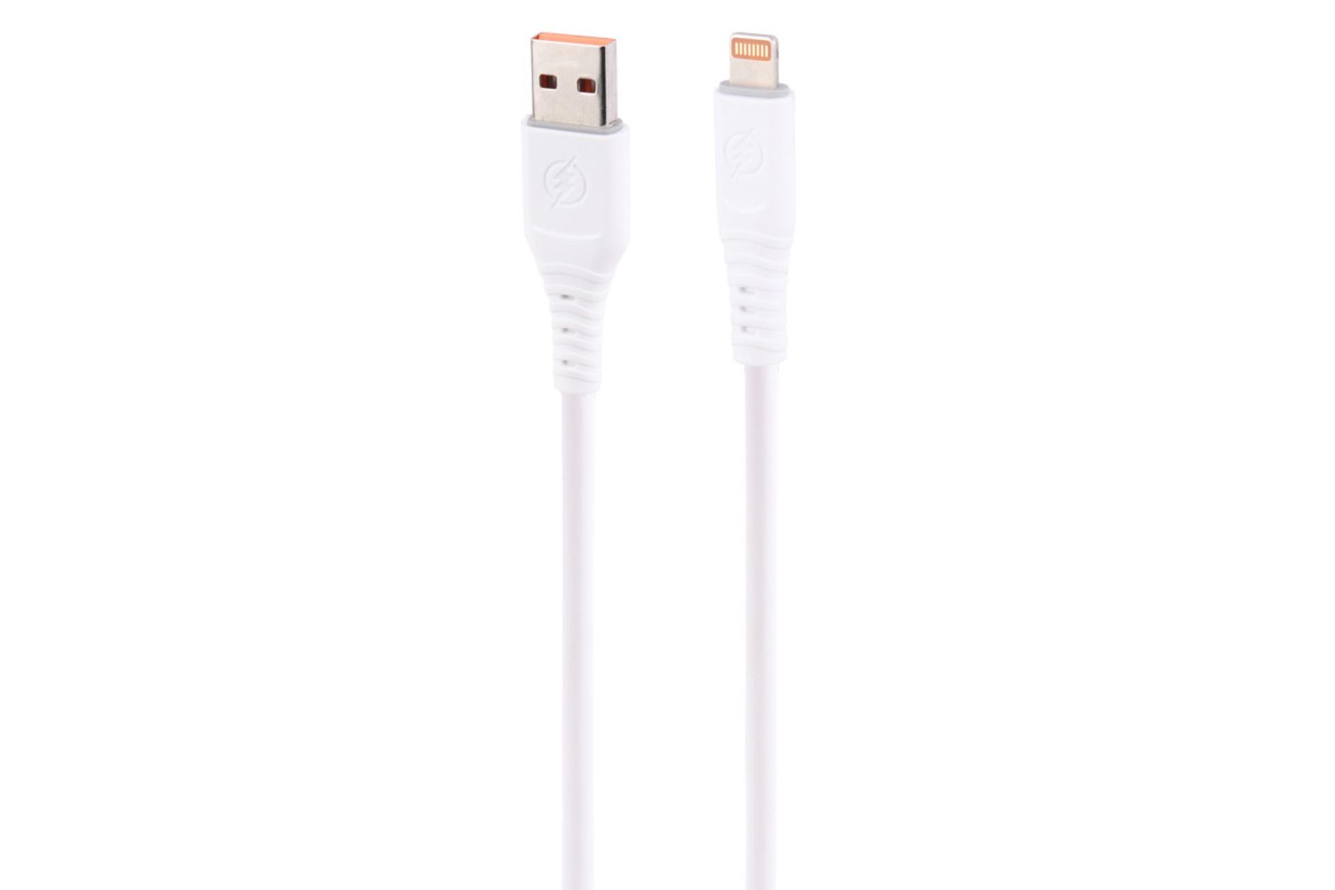 کابل شارژ USB بیوا Type-A به Lightning مدل C-026L با طول 1 متر