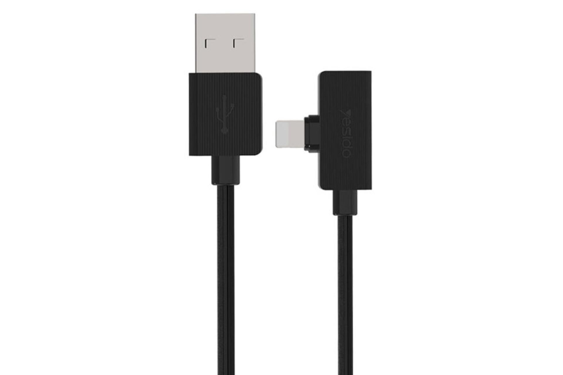 کابل شارژ USB یسیدو Type-A به Lightning مدل YAU-03 با طول 1.2 متر