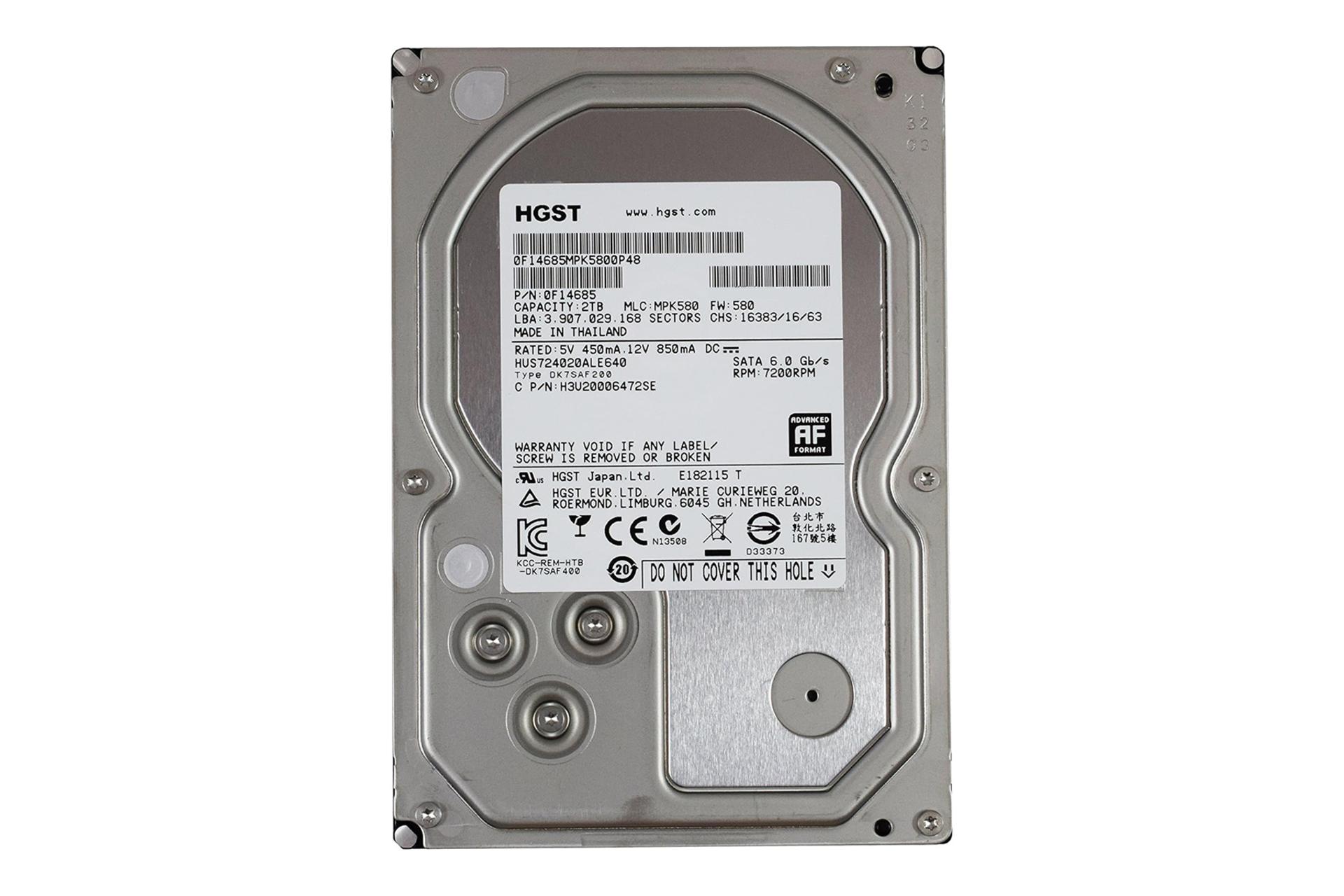 هارد دیسک هیتاچی HGST 0F14685 3.5 Inch 2TB