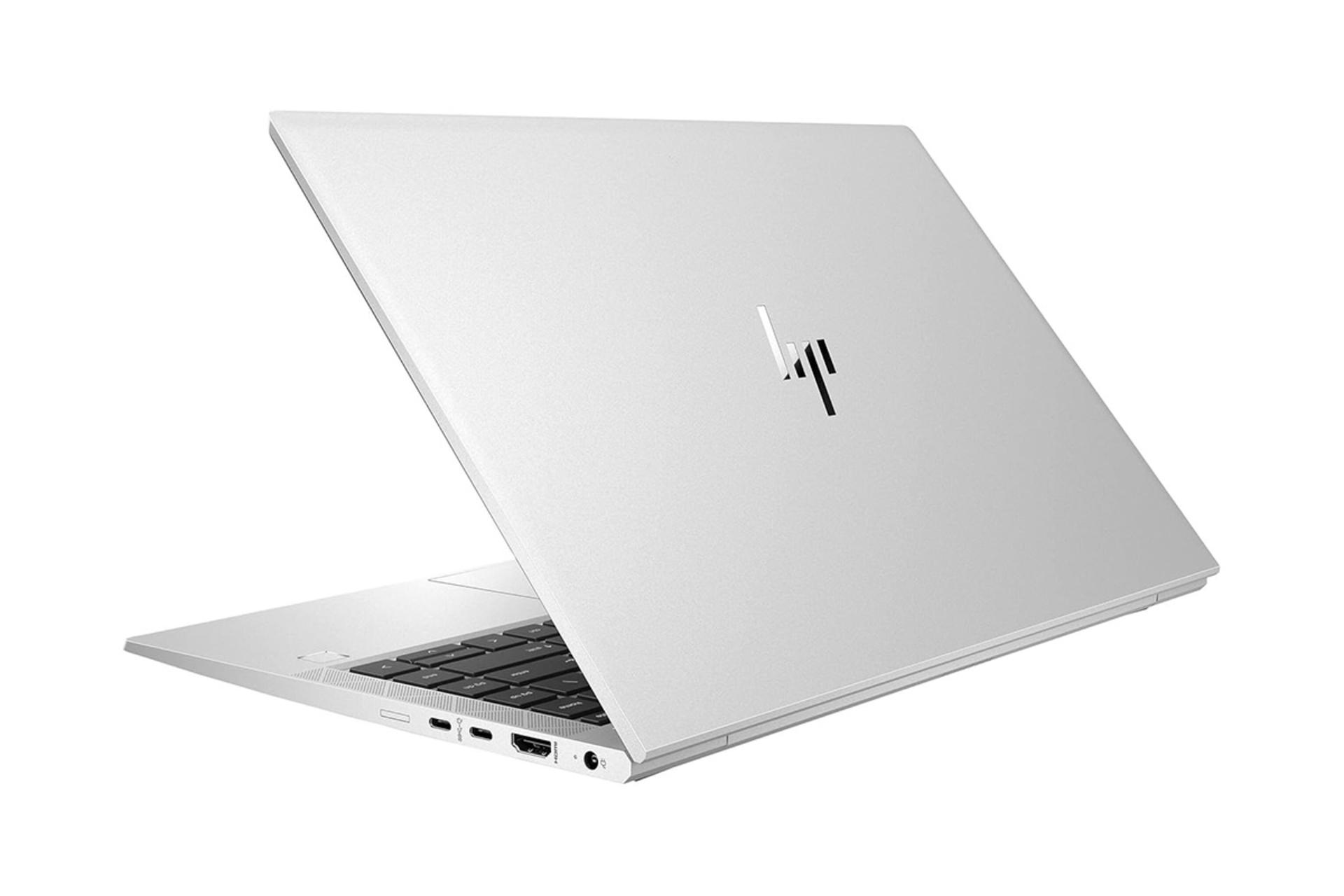 لپ تاپ اچ پی HP EliteBook 845 G7 نمای پشت رنگ نقره ای