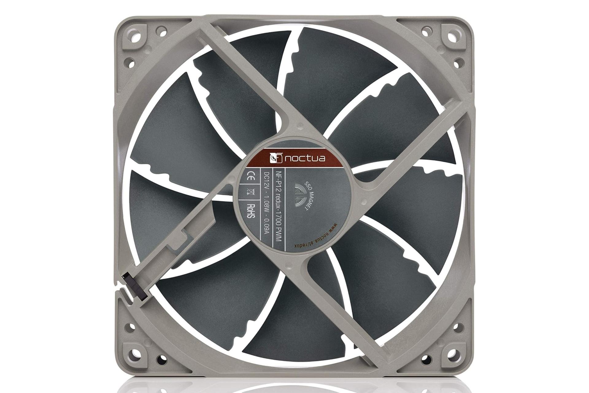 نمای پشت و بدنه فن کیس نوکتوا NF-P12 REDUX-1700 PWM