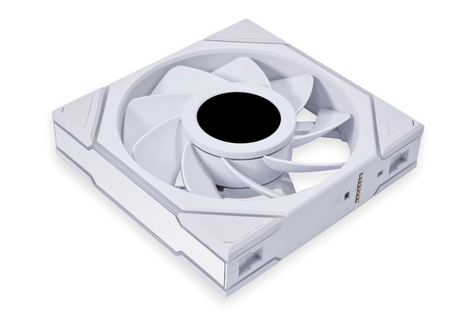 کانکتور و اتصال فن کیس لیان لی UNI FAN TL LCD 120 Reverse Blade White بسته 3 عددی