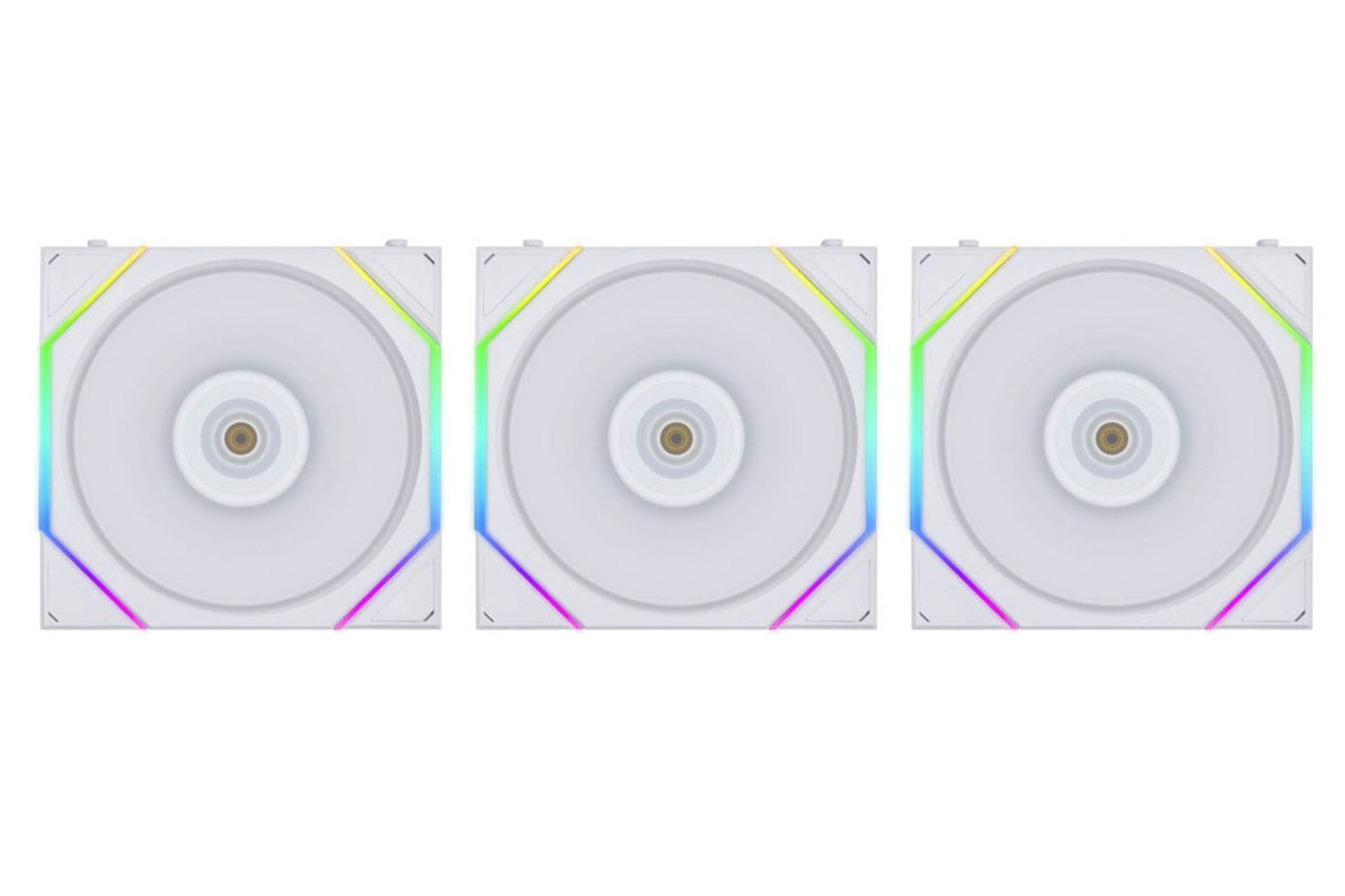 ابعاد و اندازه فن کیس لیان لی UNI FAN TL 120 Reverse Blade White بسته 3 عددی