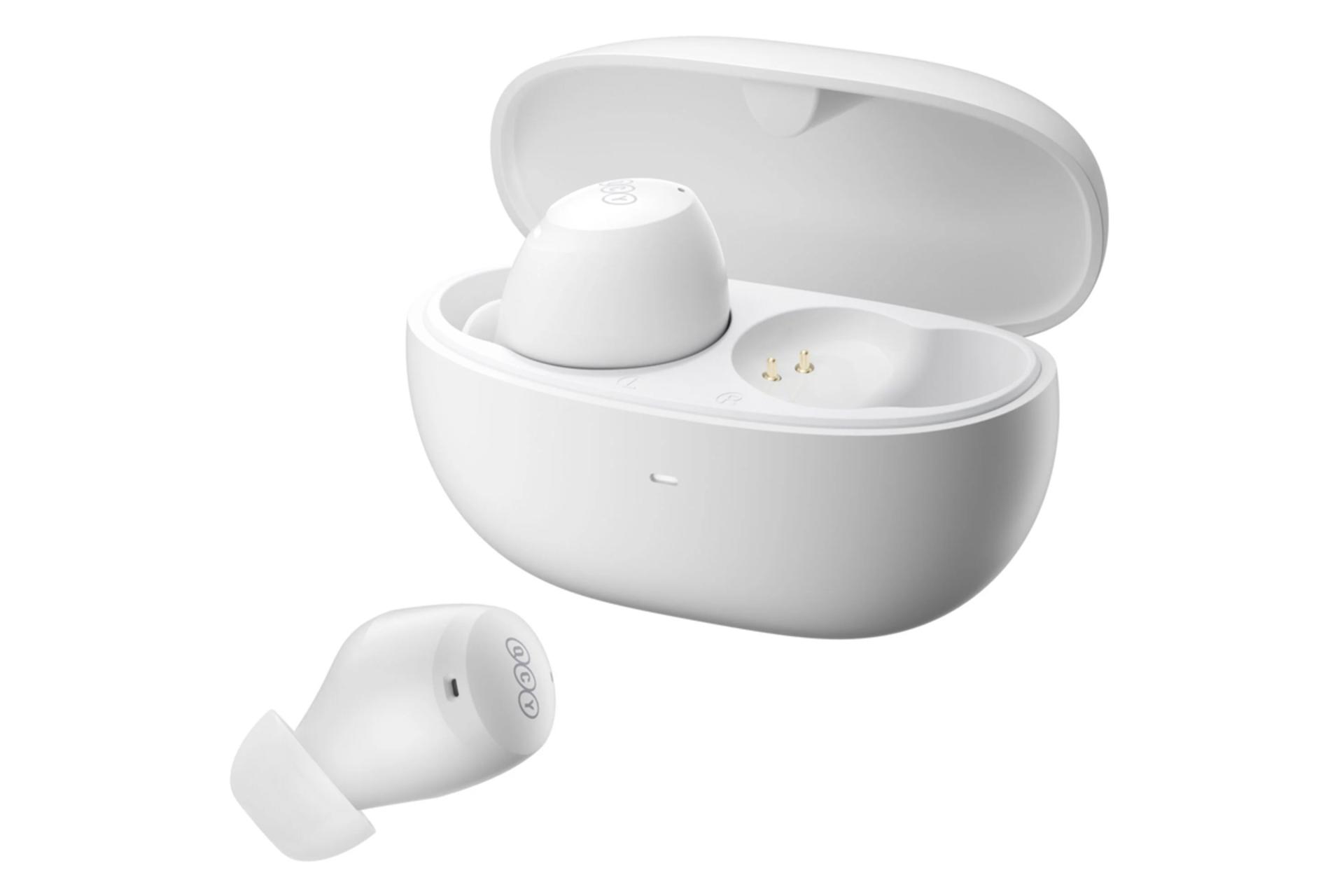 هدفون کیو سی وای Arcbuds HT07 ANC رنگ سفید