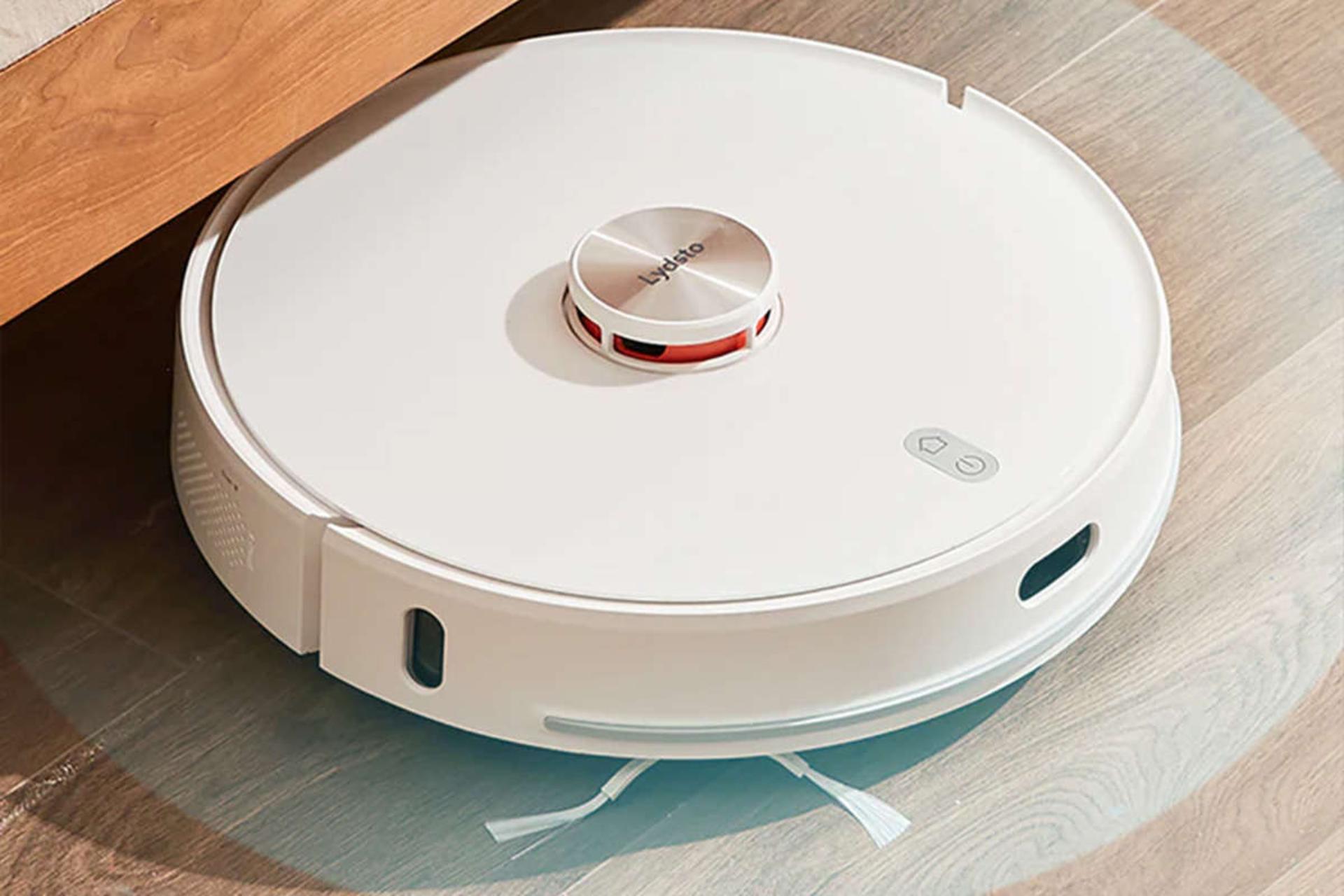 نمای بالای جارو رباتیک لایدستو S1 رنگ سفید