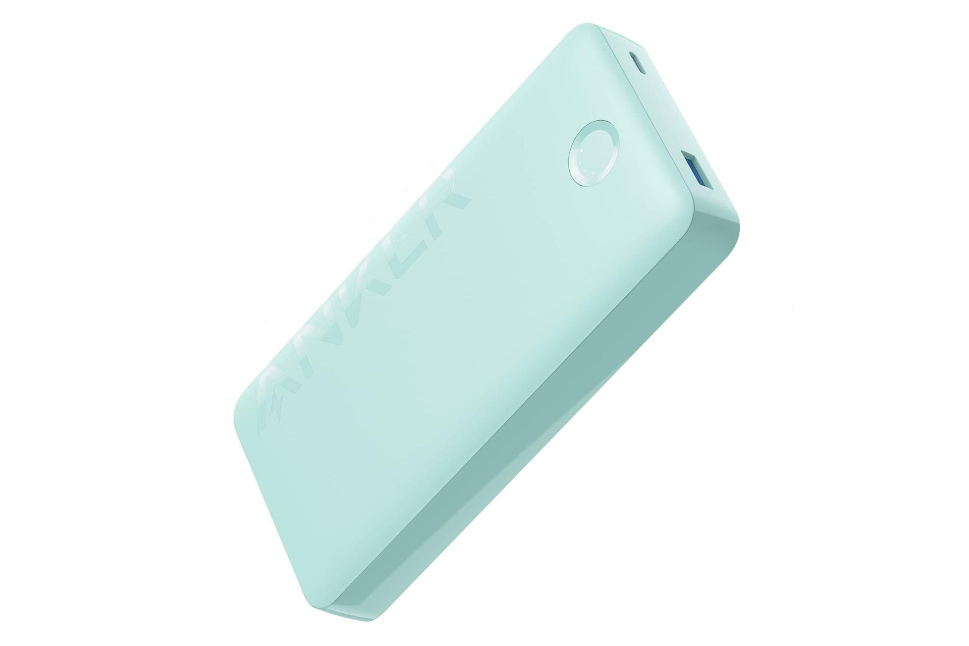 پاور بانک انکر Anker 325 PowerCore 20K II با ظرفیت 20000 میلی آمپر ساعت سبز روشن