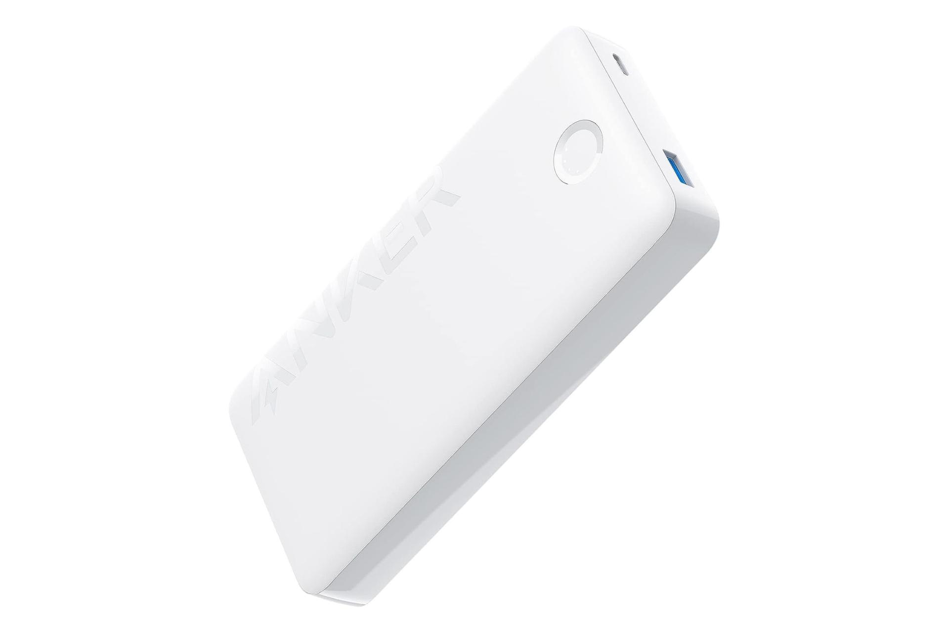 پاور بانک انکر Anker 325 PowerCore 20K II با ظرفیت 20000 میلی آمپر ساعت سفید