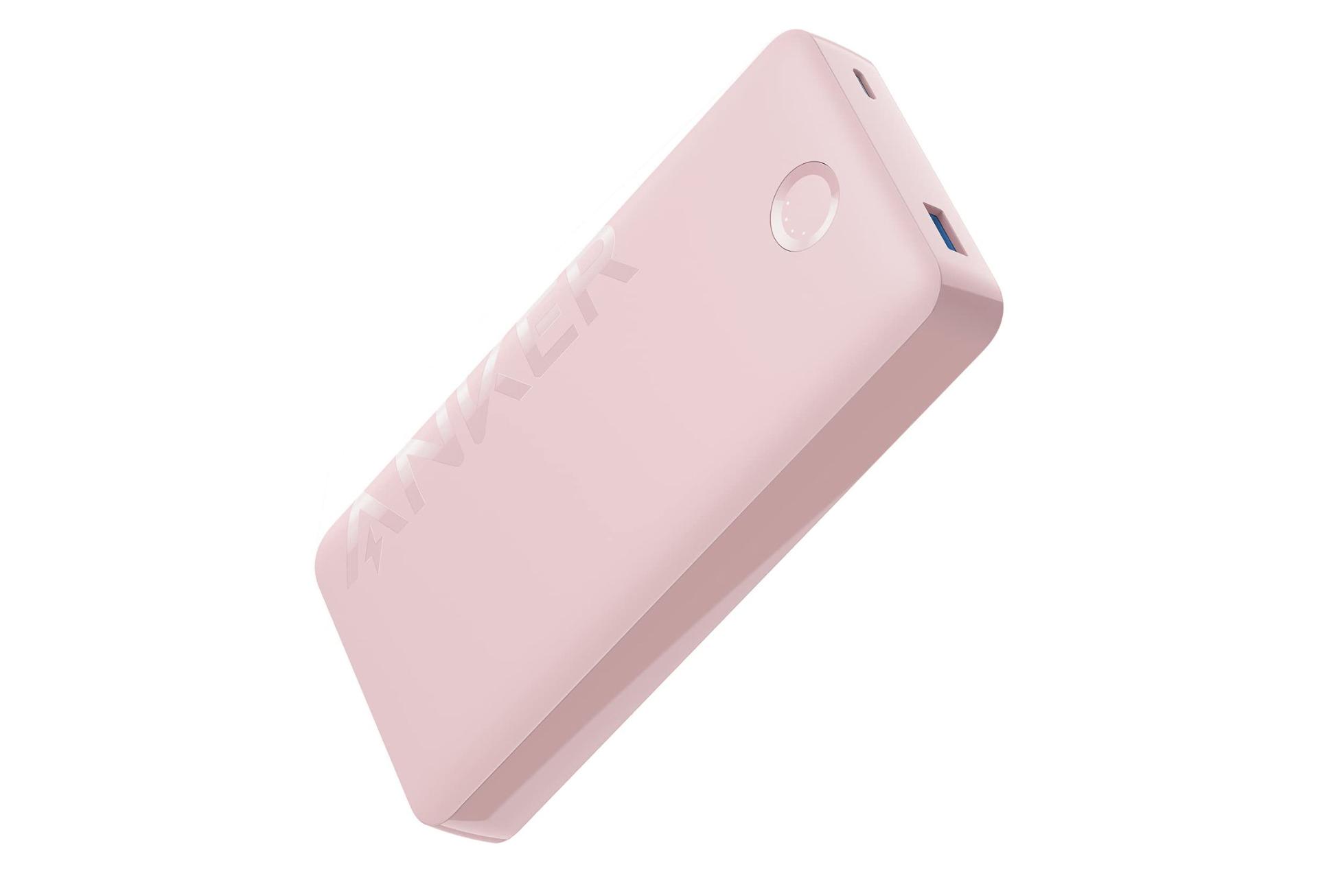 پاور بانک انکر Anker 325 PowerCore 20K II با ظرفیت 20000 میلی آمپر ساعت صورتی روشن