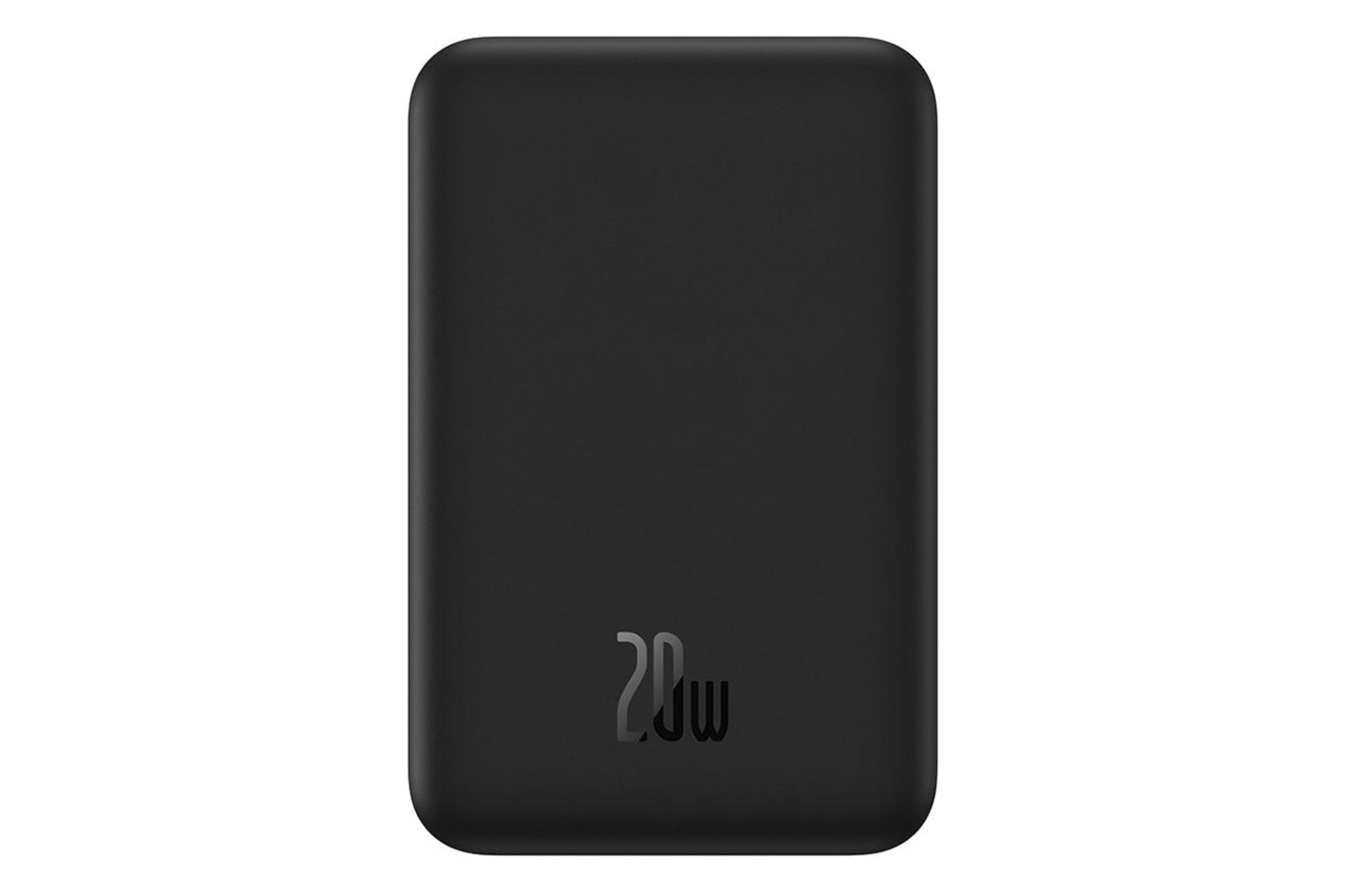 پاور بانک باسئوس Baseus Airpow Magnetic Mini با ظرفیت 20000 میلی آمپر ساعت مشکی