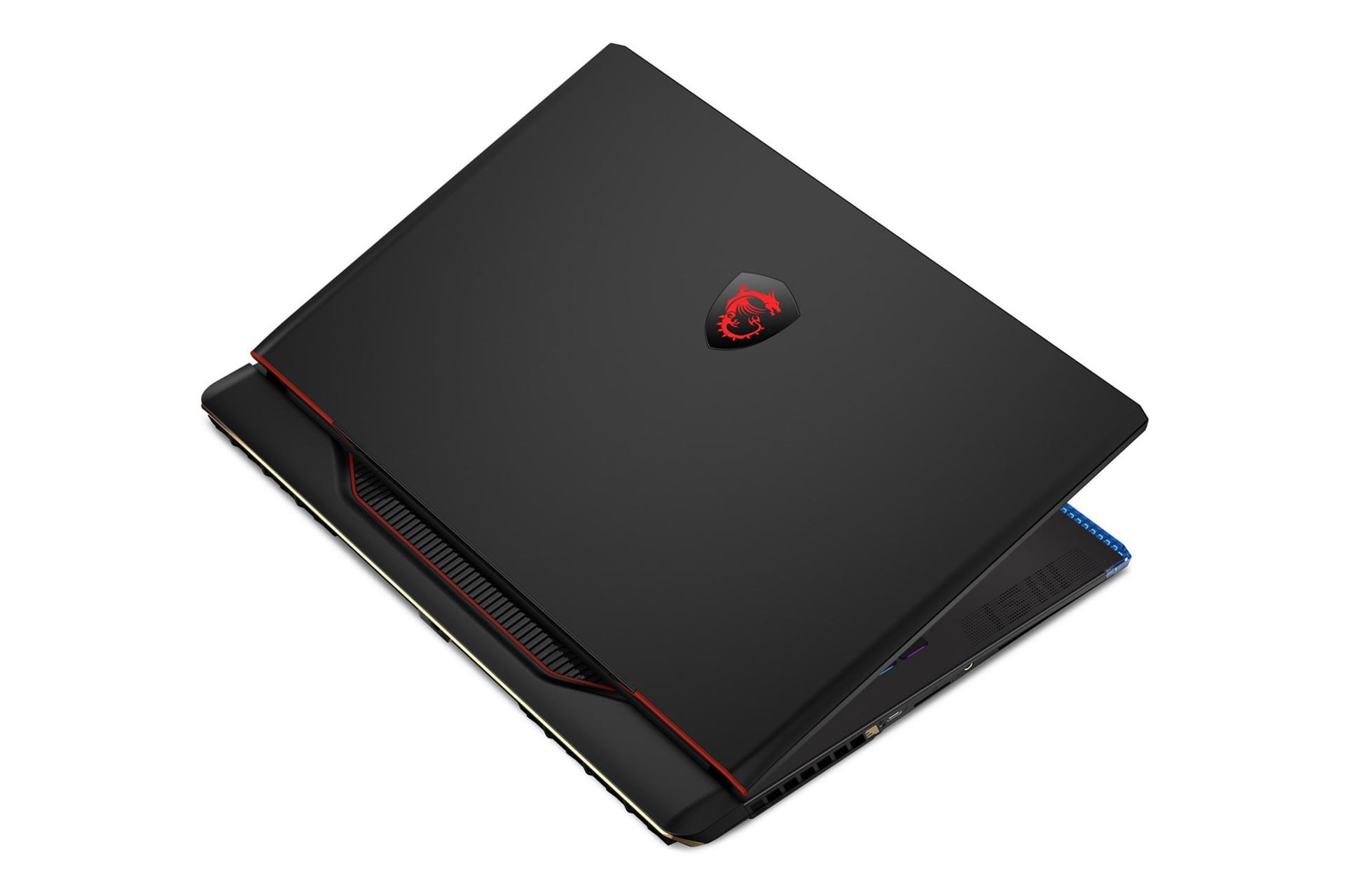 لپ تاپ ام اس آی MSI Raider GE68 HX 14V نمای بالا و پشت