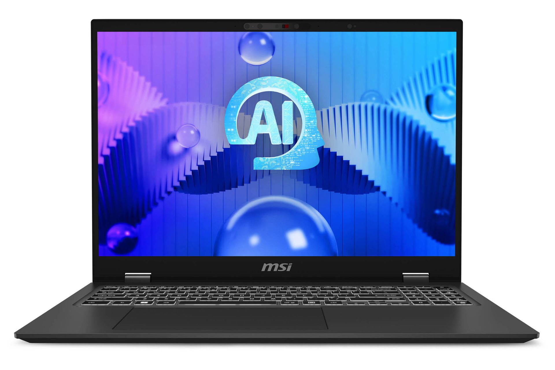 لپ تاپ ام اس آی MSI Prestige 16 AI Evo B1M نمای جلو