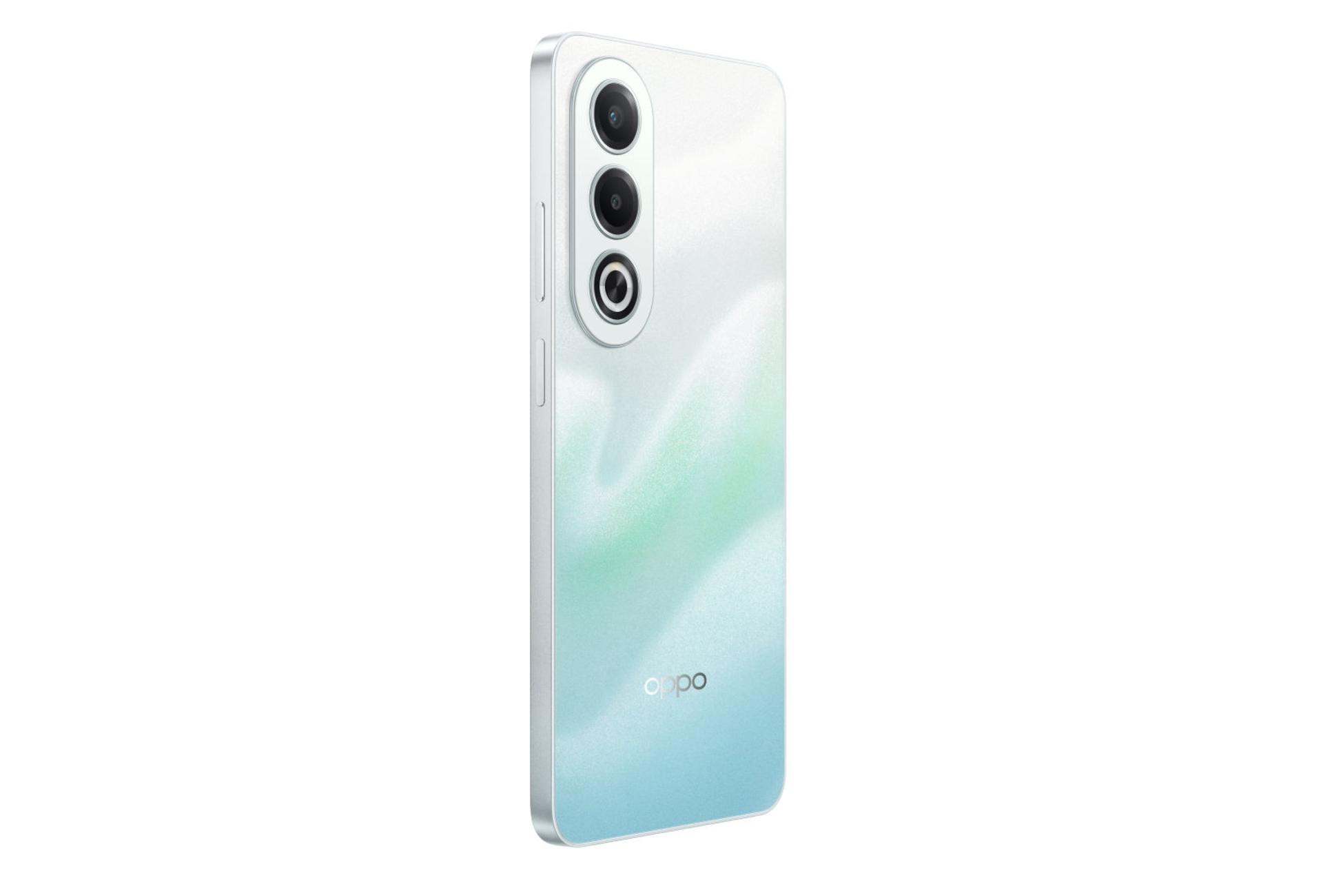 پنل پشت و چینش دوربین گوشی موبایل K12x اوپو نسخه هند سبزآبی / Oppo K12x India