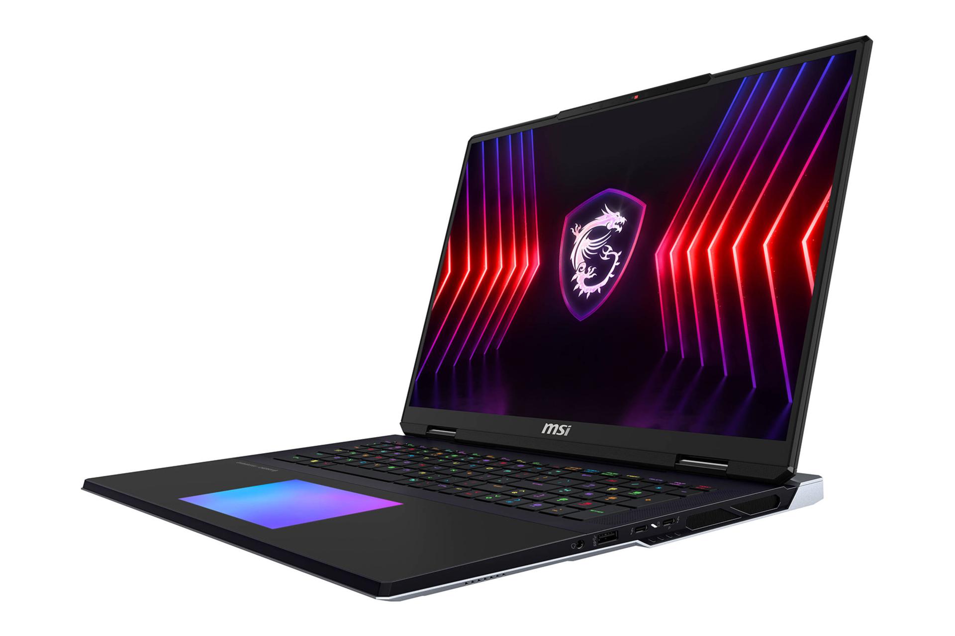 لپ تاپ ام اس آی MSI Titan 18 HX A14V نمای راست مقاله از پژواک | مرجع تخصصی بازار موبایل ایران