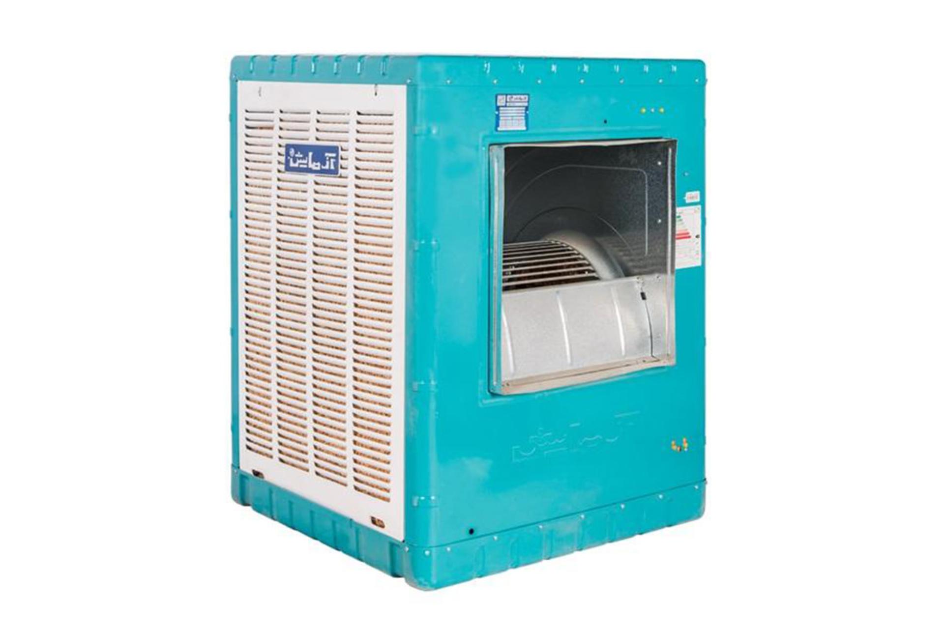 کولر آبی آزمایش Azmayesh AZ6000 نمای پشت و داکت خروجی
