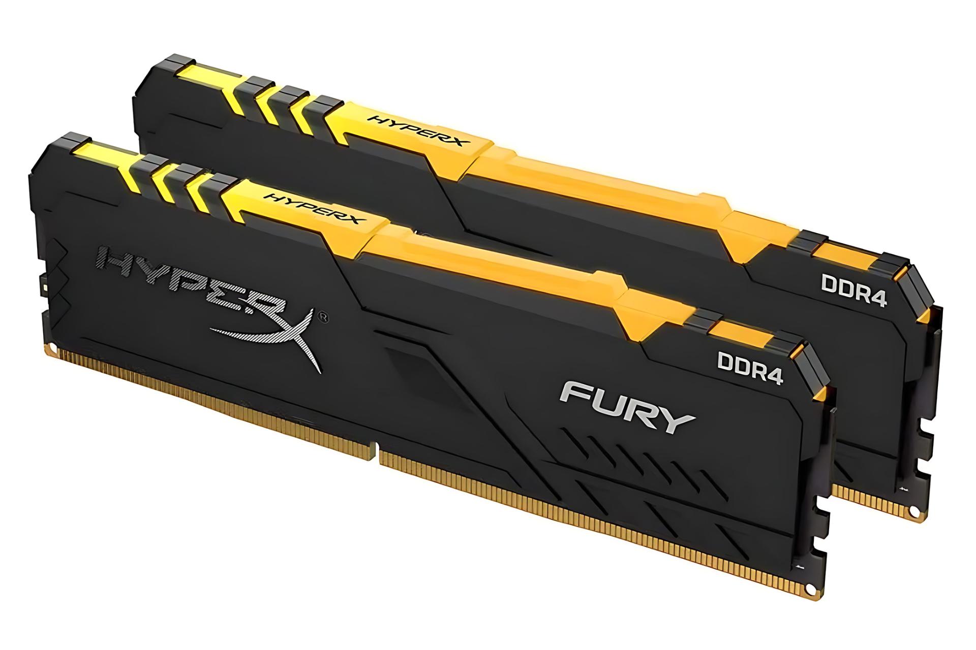 نمای کناری رم هایپر ایکس HyperX Fury 32GB (2x32) DDR4-3200 CL16