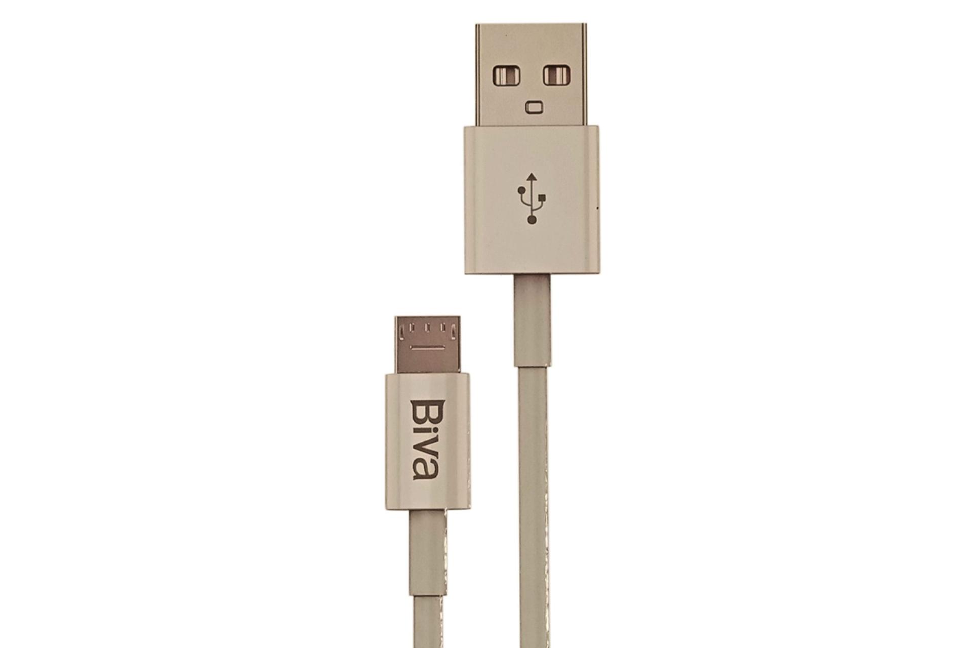 کابل شارژ USB بیوا Type-A به Micro-USB مدل C-10V با طول 1.2 متر