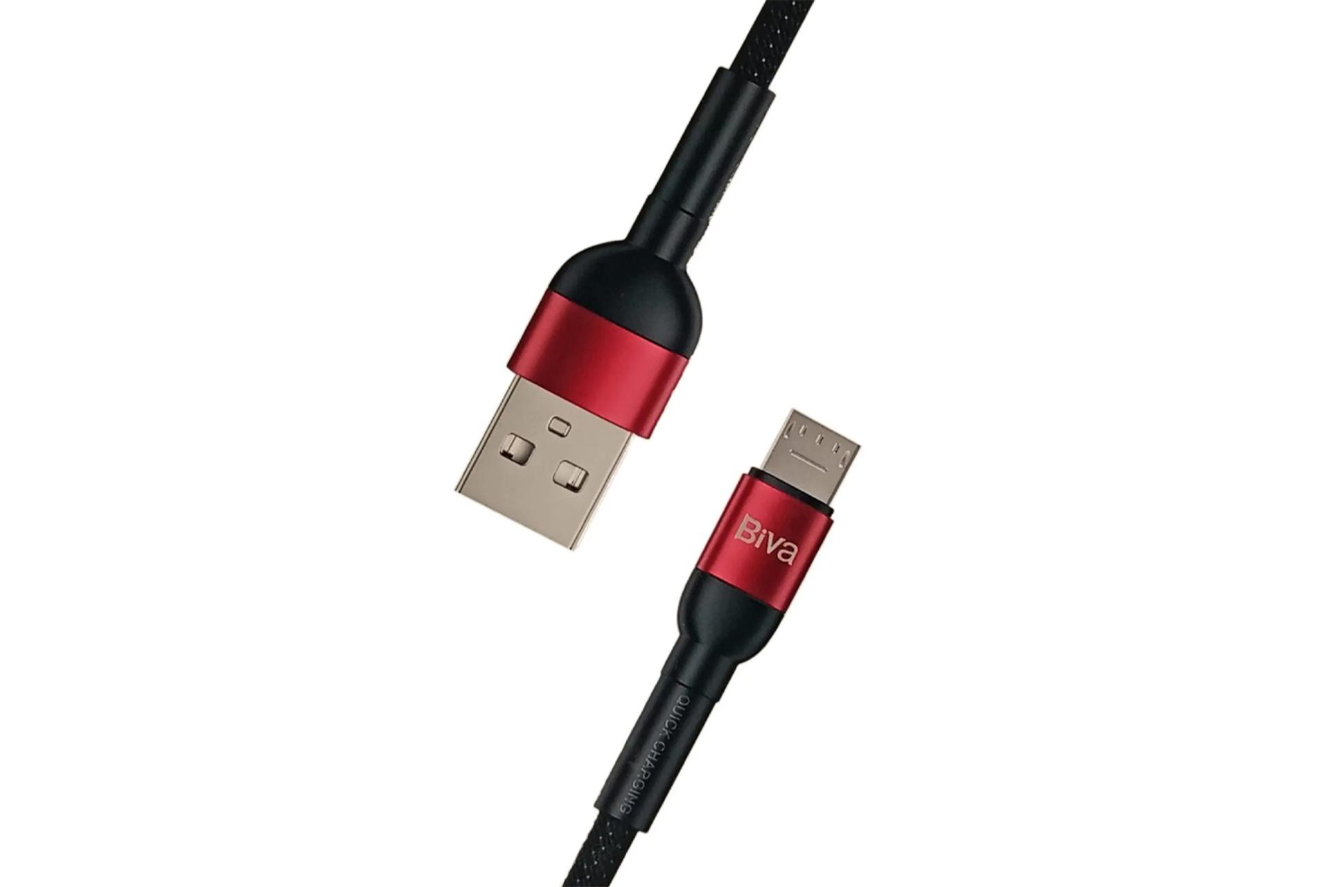 کابل شارژ USB بیوا Type-A به Micro-USB مدل C-15V با طول 1.2 متر