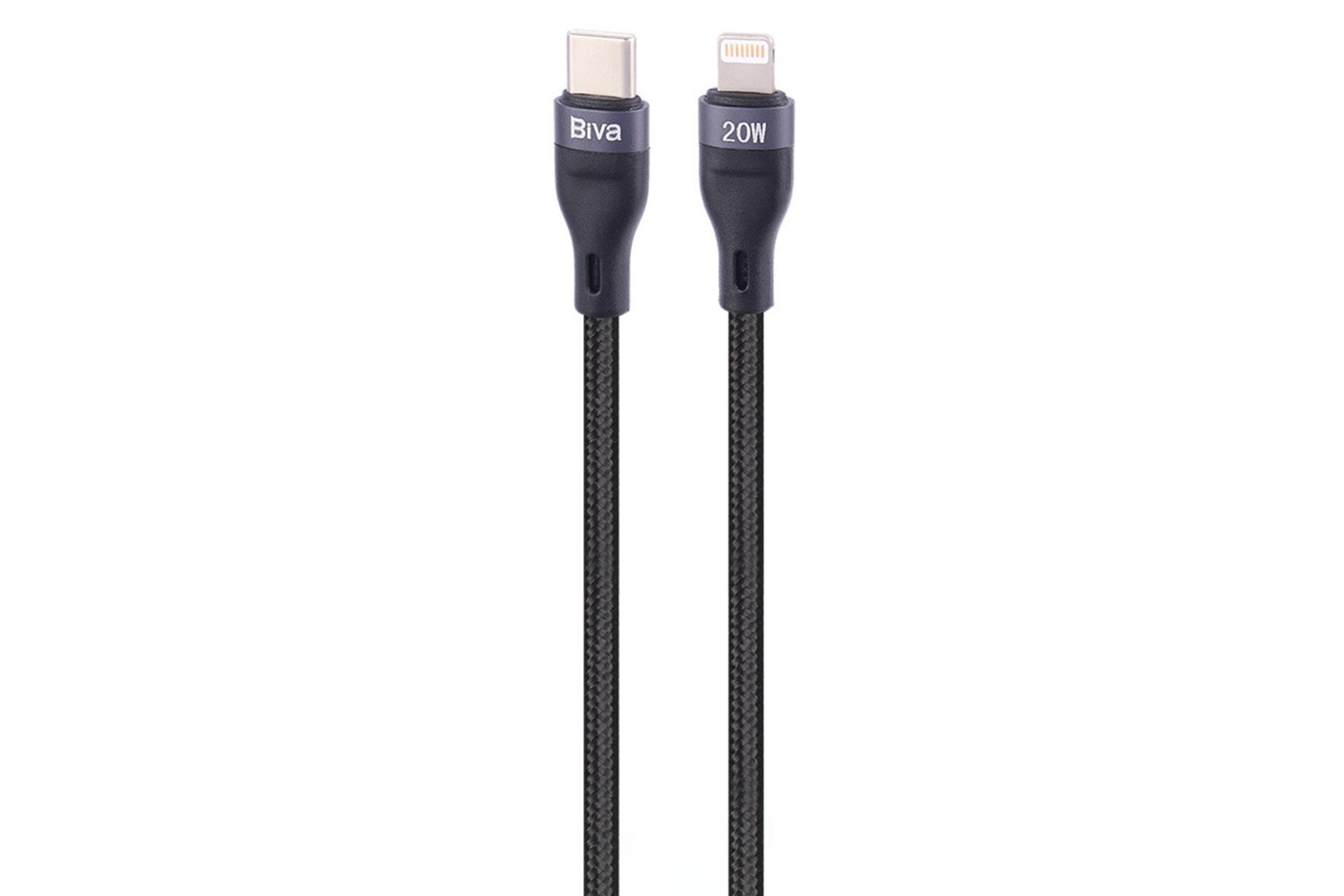 کابل شارژ USB بیوا Type-C به Lightning مدل C-08CL با طول 1.2 متر