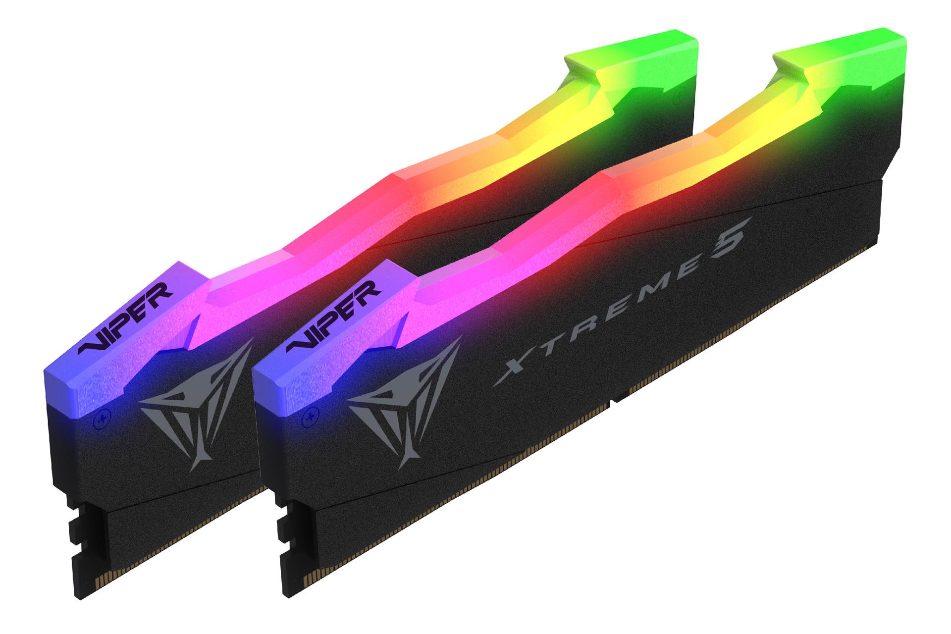 نمای کناری رم پاتریوت Patriot Viper Xtreme 5 RGB 32GB (2x16) DDR5-8000 CL38