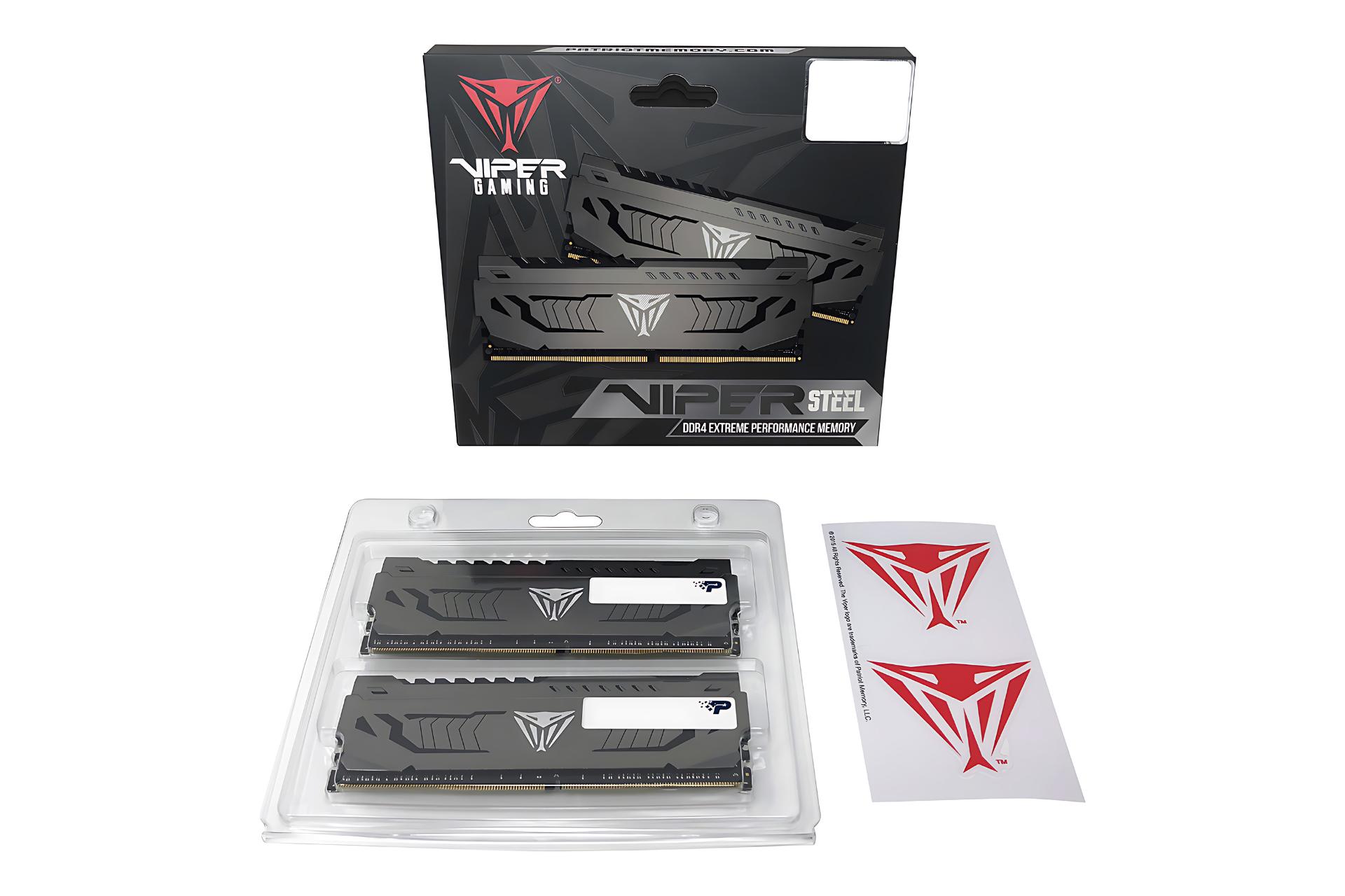 جعبه رم پاتریوت Patriot Viper Steel 32GB (2x16) DDR4-3600 CL18