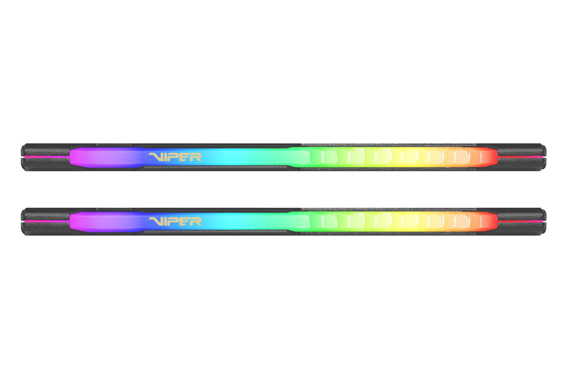 نمای بالای رم پاتریوت Patriot Viper STEEL RGB 32GB (2x16) DDR4-3200 CL16