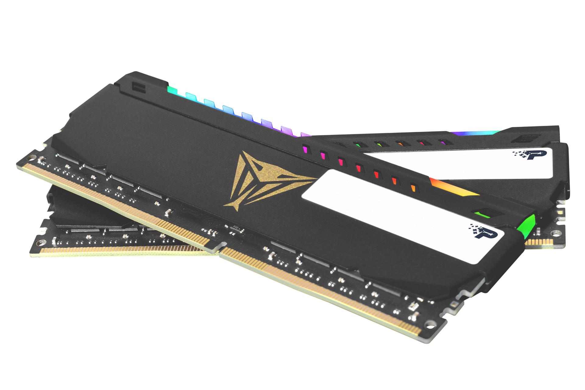 نمای کناری رم پاتریوت Patriot Viper STEEL RGB 32GB (2x16) DDR4-3200 CL16