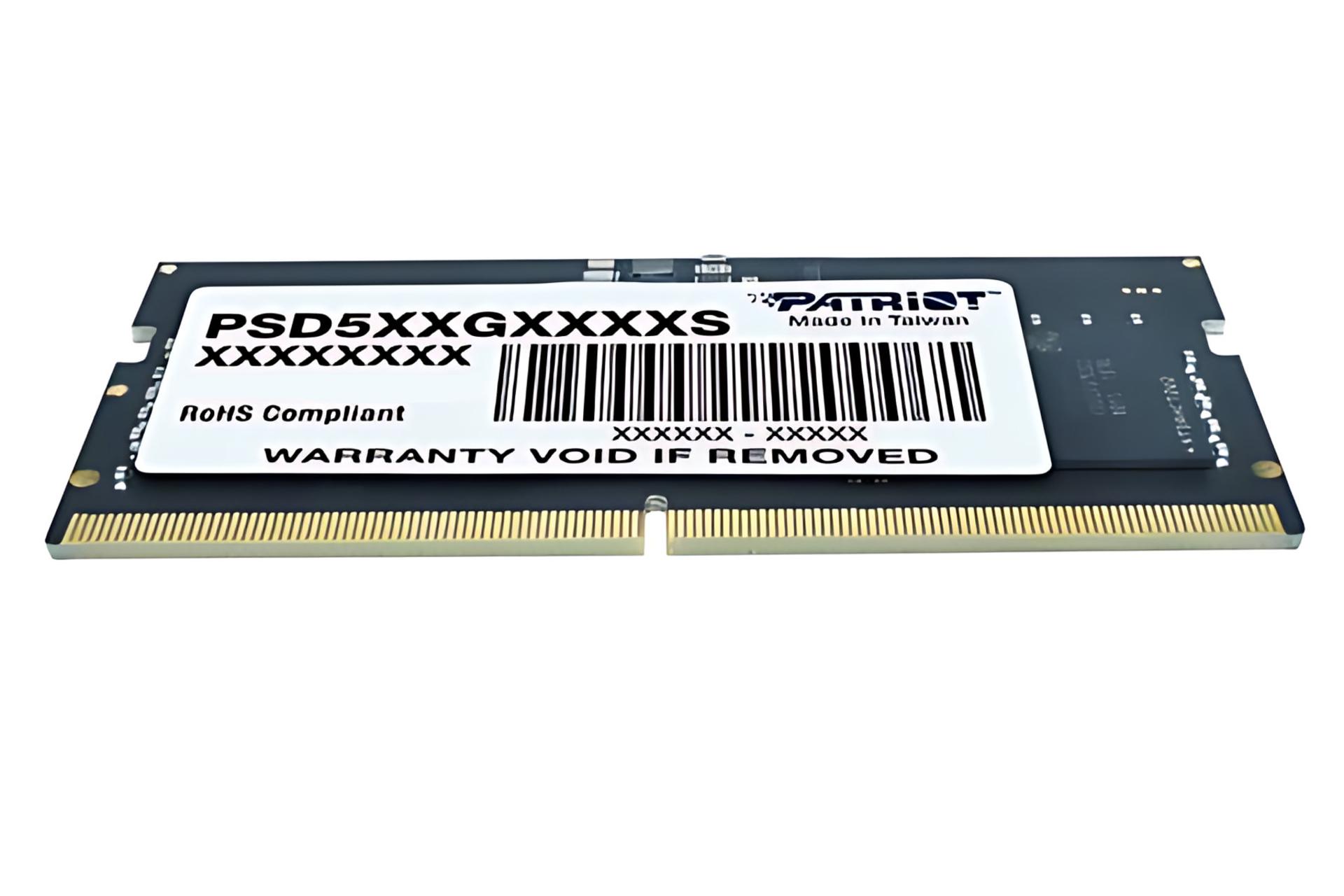 ضخامت رم پاتریوت Patriot Signature Line SODIMM 16GB DDR4-3200 CL22