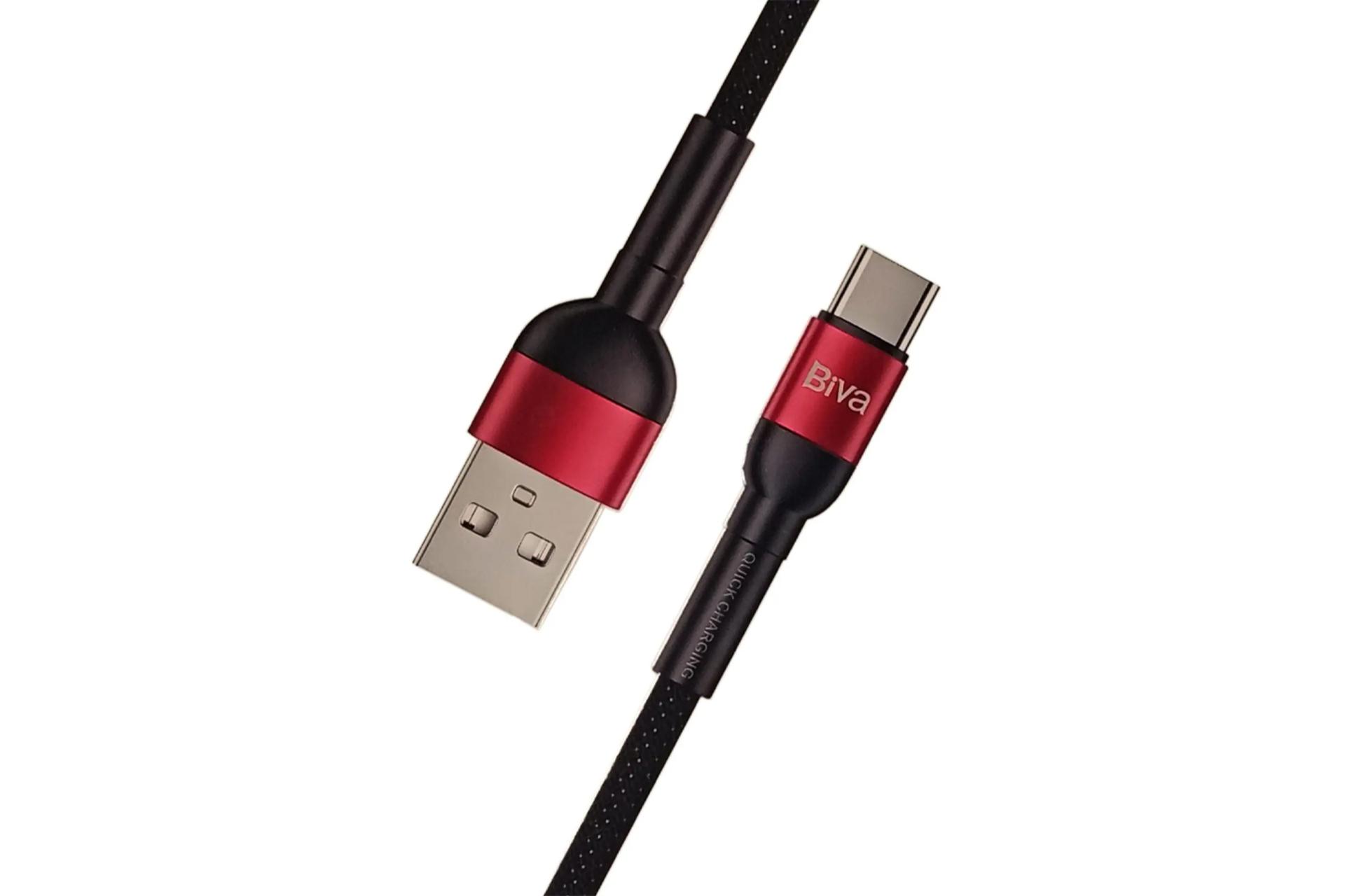 کابل شارژ USB بیوا Type-A به Type-C مدل C-15T با طول 1.2 متر