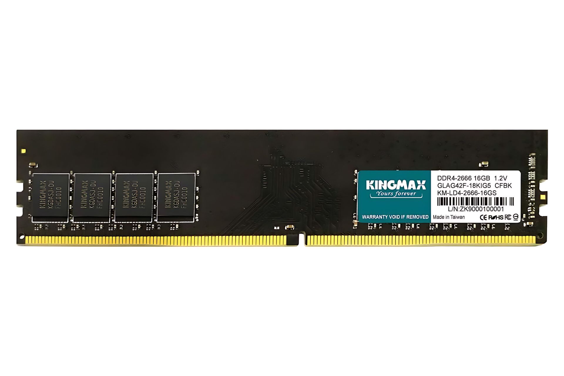رم کینگ مکس KINGMAX Desktop 16GB DDR4-2666 CL19