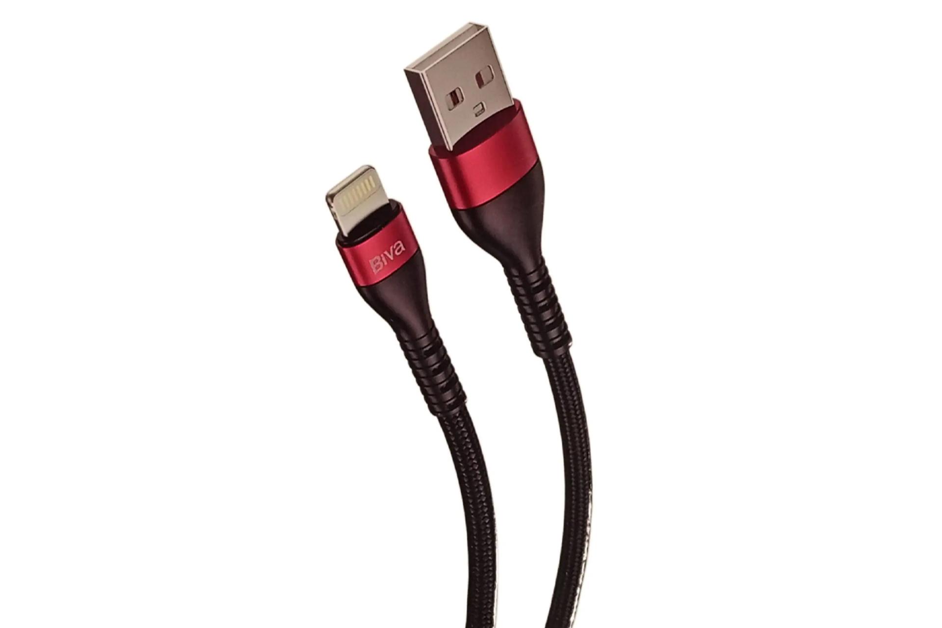 کابل شارژ USB بیوا Type-A به Lightning مدل C-16L با طول 1.2 متر