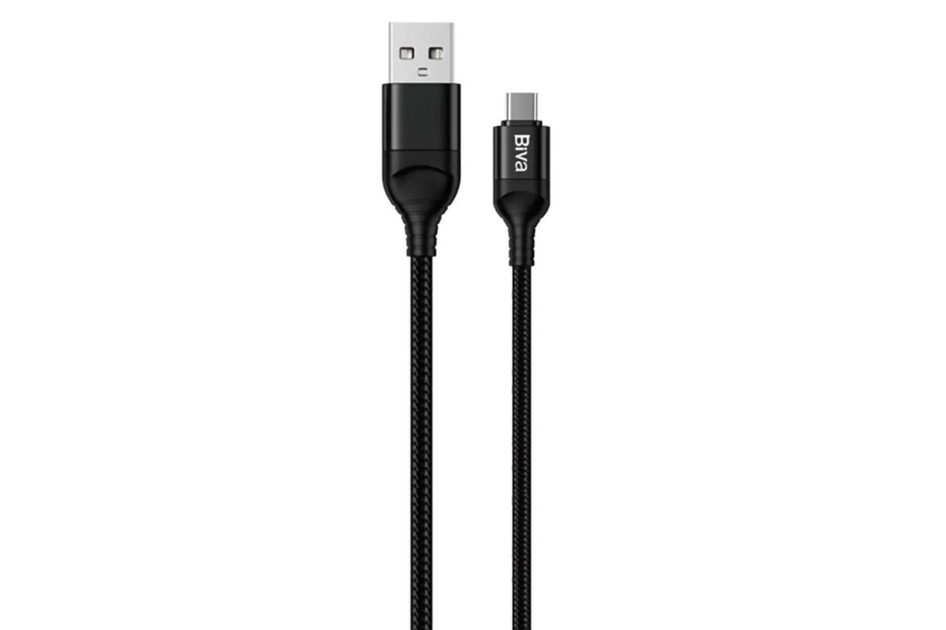 کابل شارژ USB بیوا Type-A به Type-C مدل C-03T با طول 1.2 متر