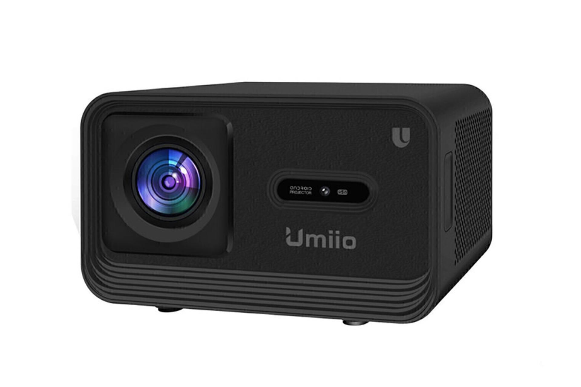 ویدیو پروژکتور یومیوو Umiio U8 Pro نمای جلو رنگ مشکی