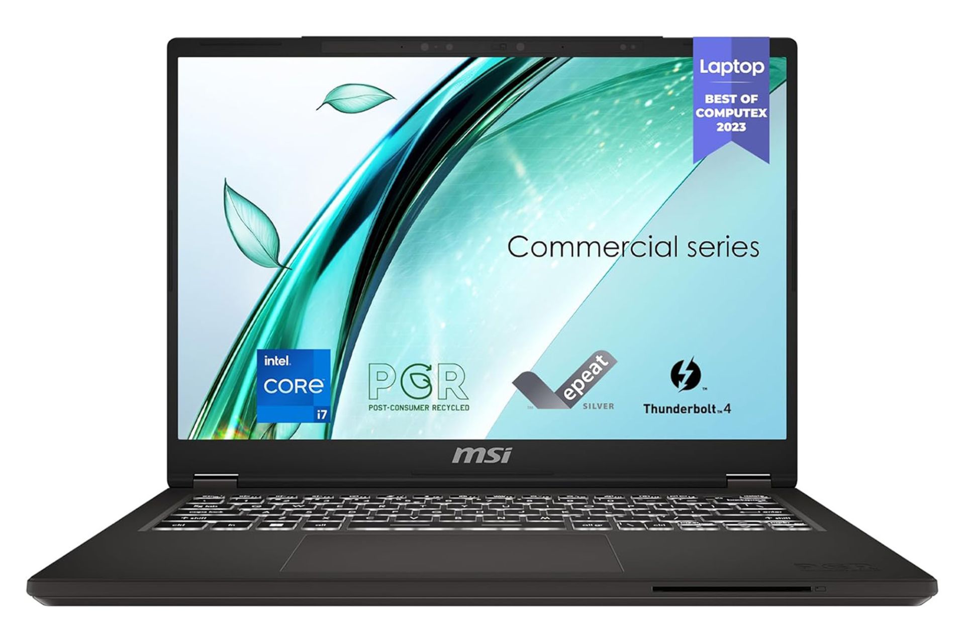 لپ تاپ ام اس آی MSI Commercial 14 H A13MG نمای جلو