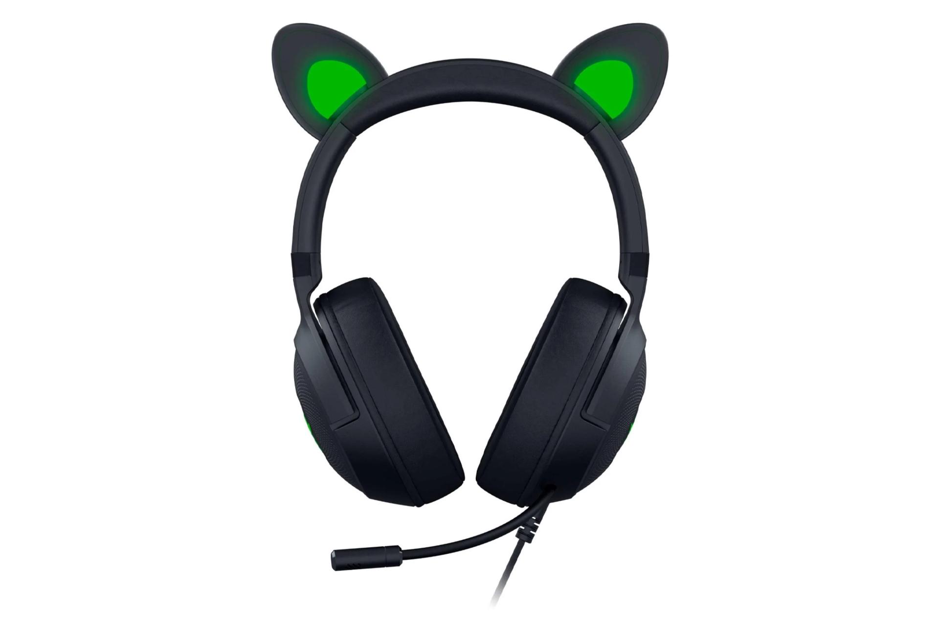هدفون ریزر Kraken Kitty V2 Pro رنگ مشکی