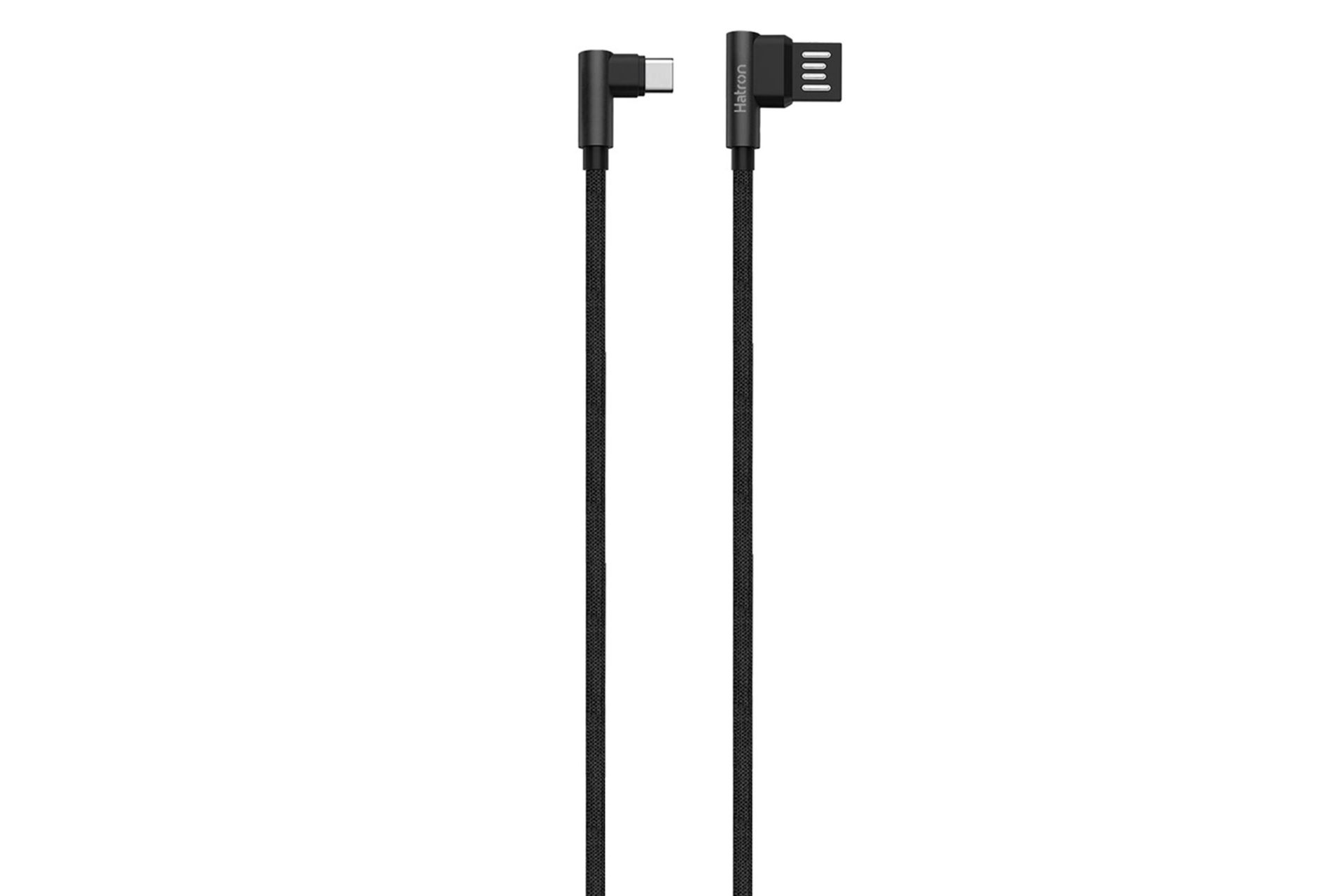 کابل شارژ USB هترون Type-A به Type-C مدل HC180UC با طول 1 متر