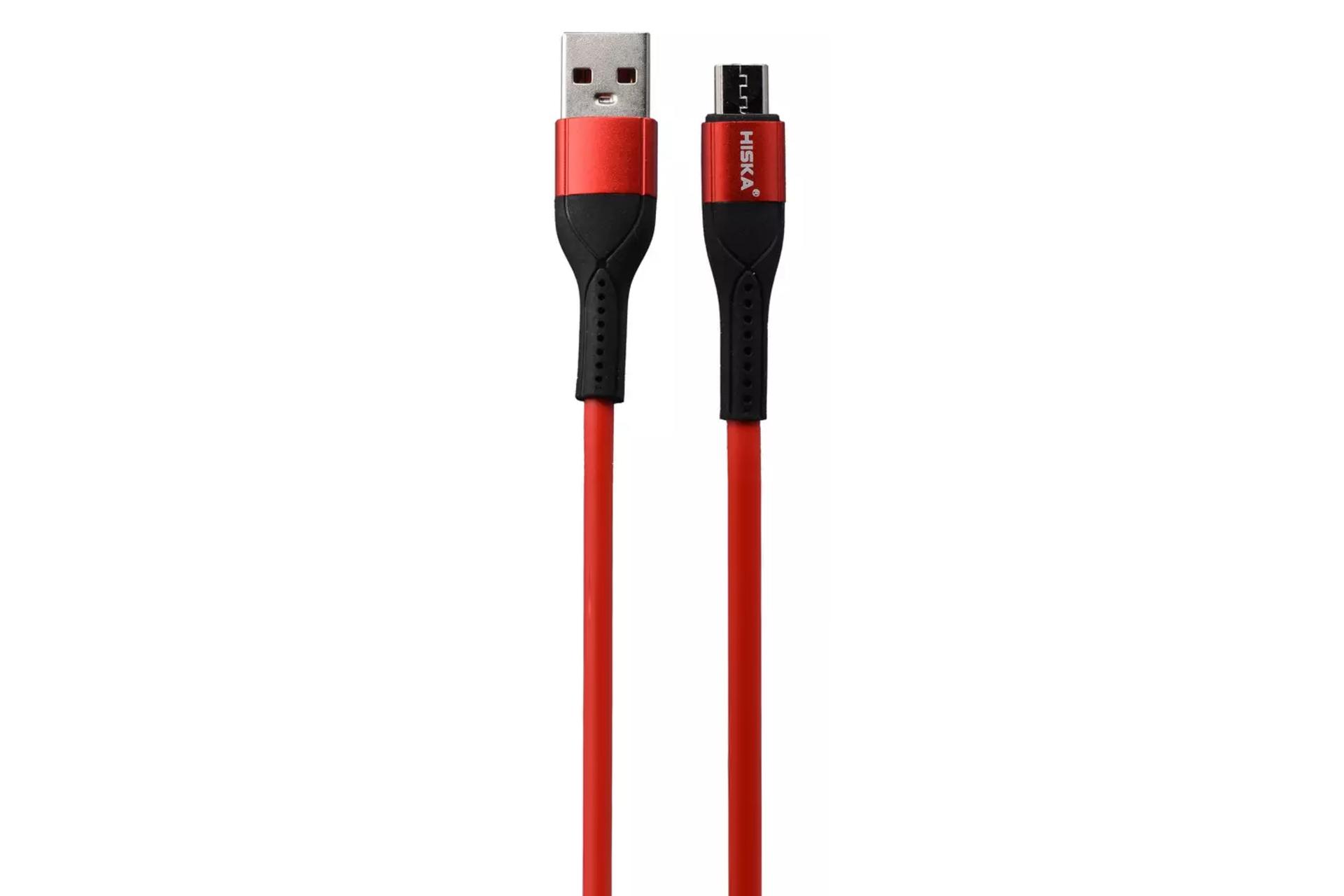 کابل شارژ USB هیسکا Type-A به Micro-USB مدل LX-301 با طول 1 متر