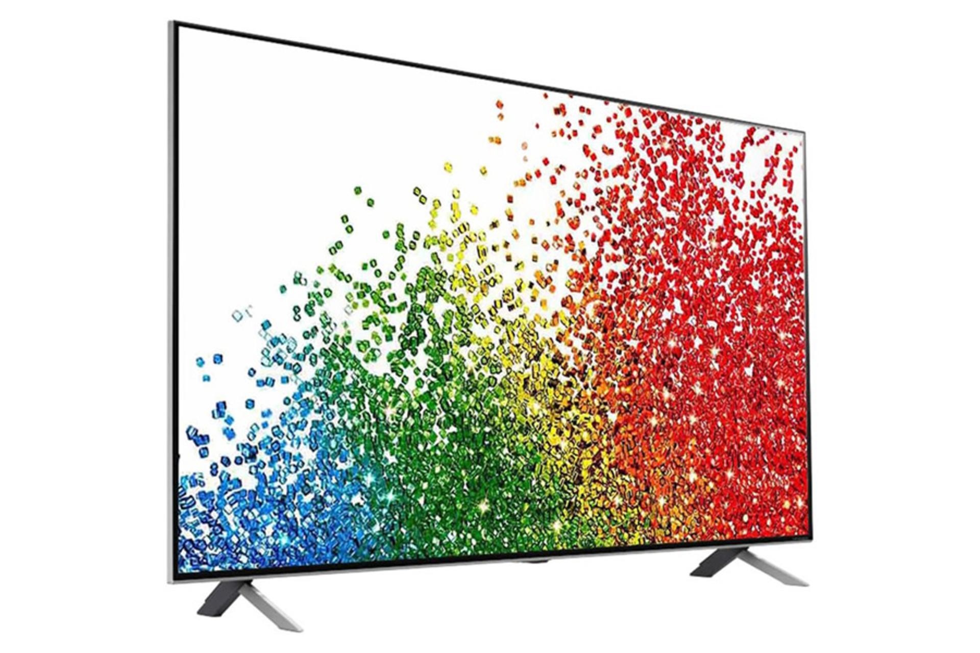 تلویزیون ال جی LG NANO99 نمای جلو و چپ