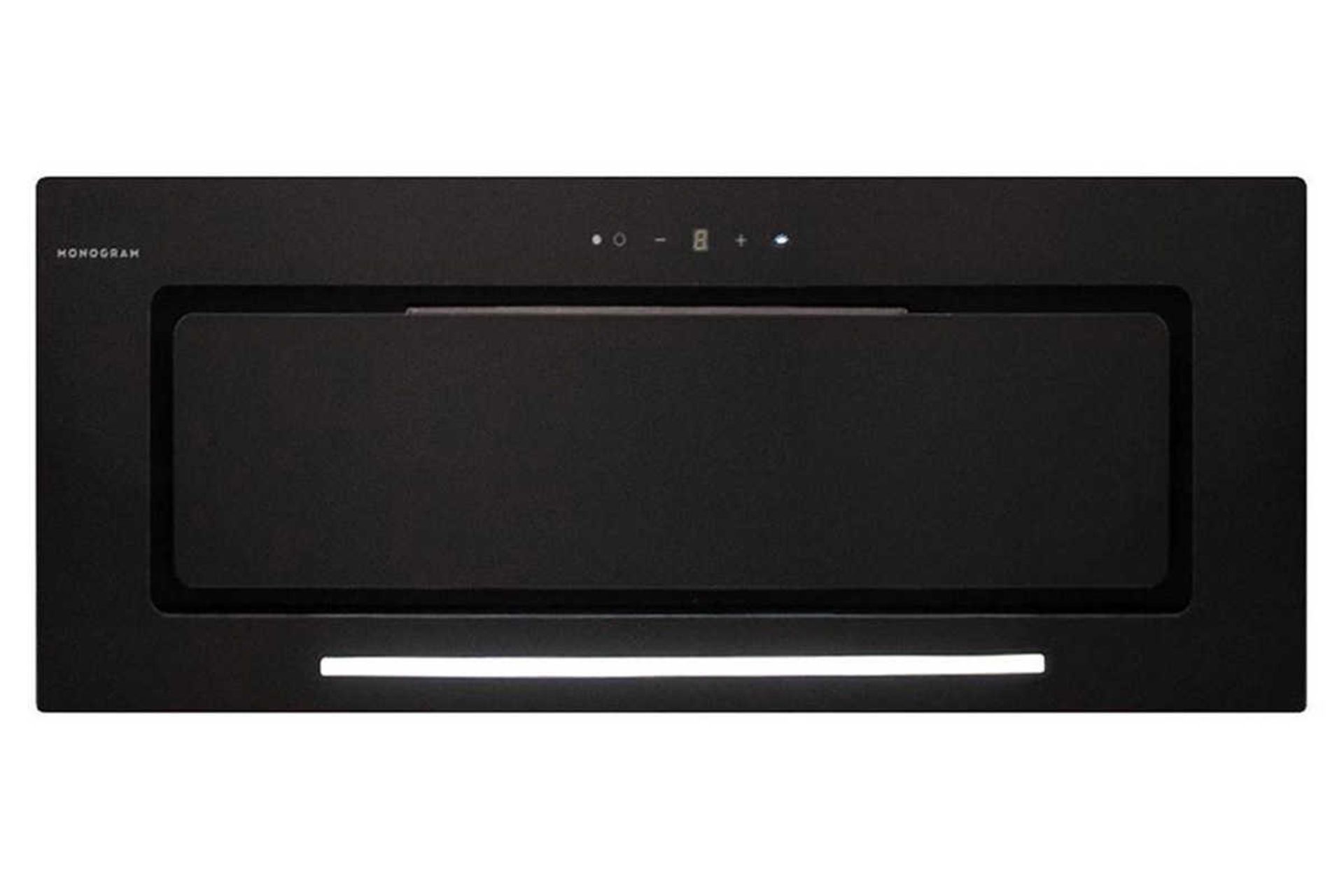 نمای جلوی هود مخفی مونوگرام DC DUAL رنگ مشکی