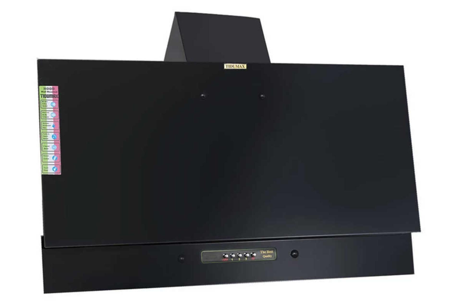 نمای سمت چپ هود مورب تیدومکث سرنا سایز 60 سانتی‌متر