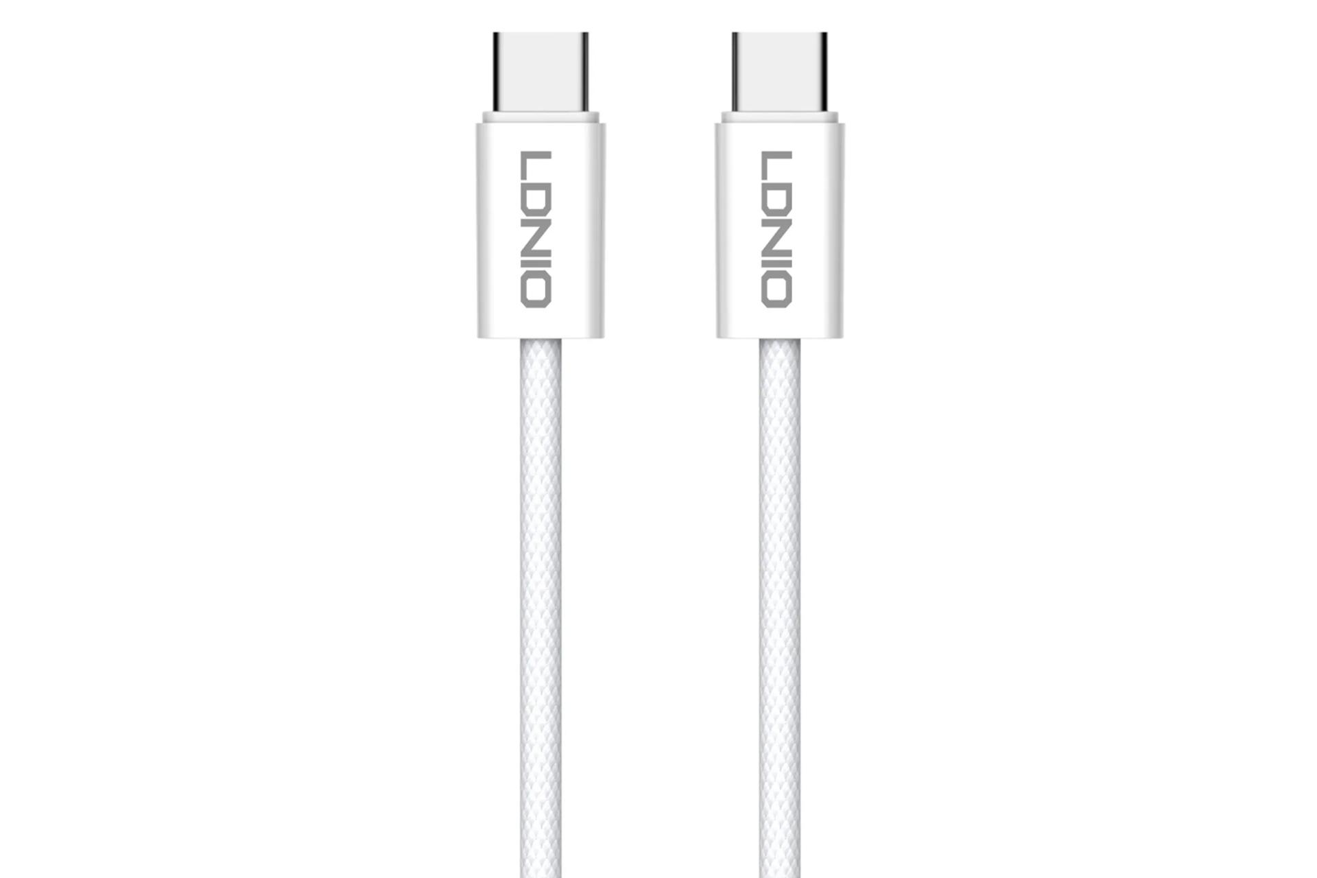 کابل شارژ USB الدینیو Type-C به Type-C مدل LC901C با طول 1 متر