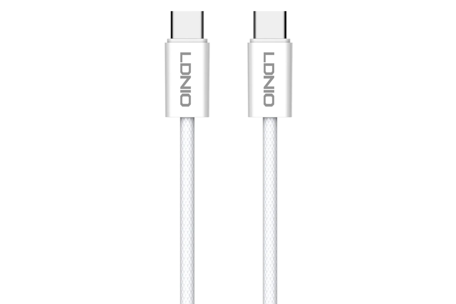 کابل شارژ USB الدینیو Type-C به Type-C مدل LC901C با طول 1 متر