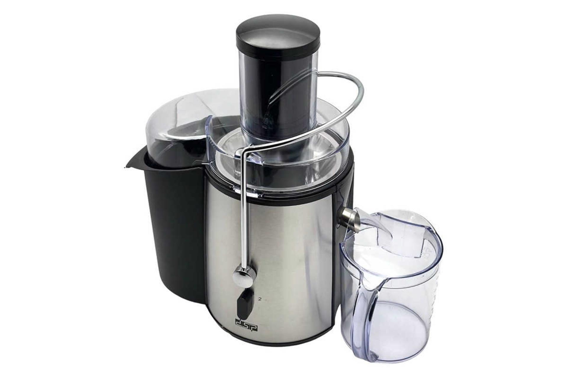 نمای سمت راست آبمیوه گیری دی اس پی KJ3003 به همراه پارچ