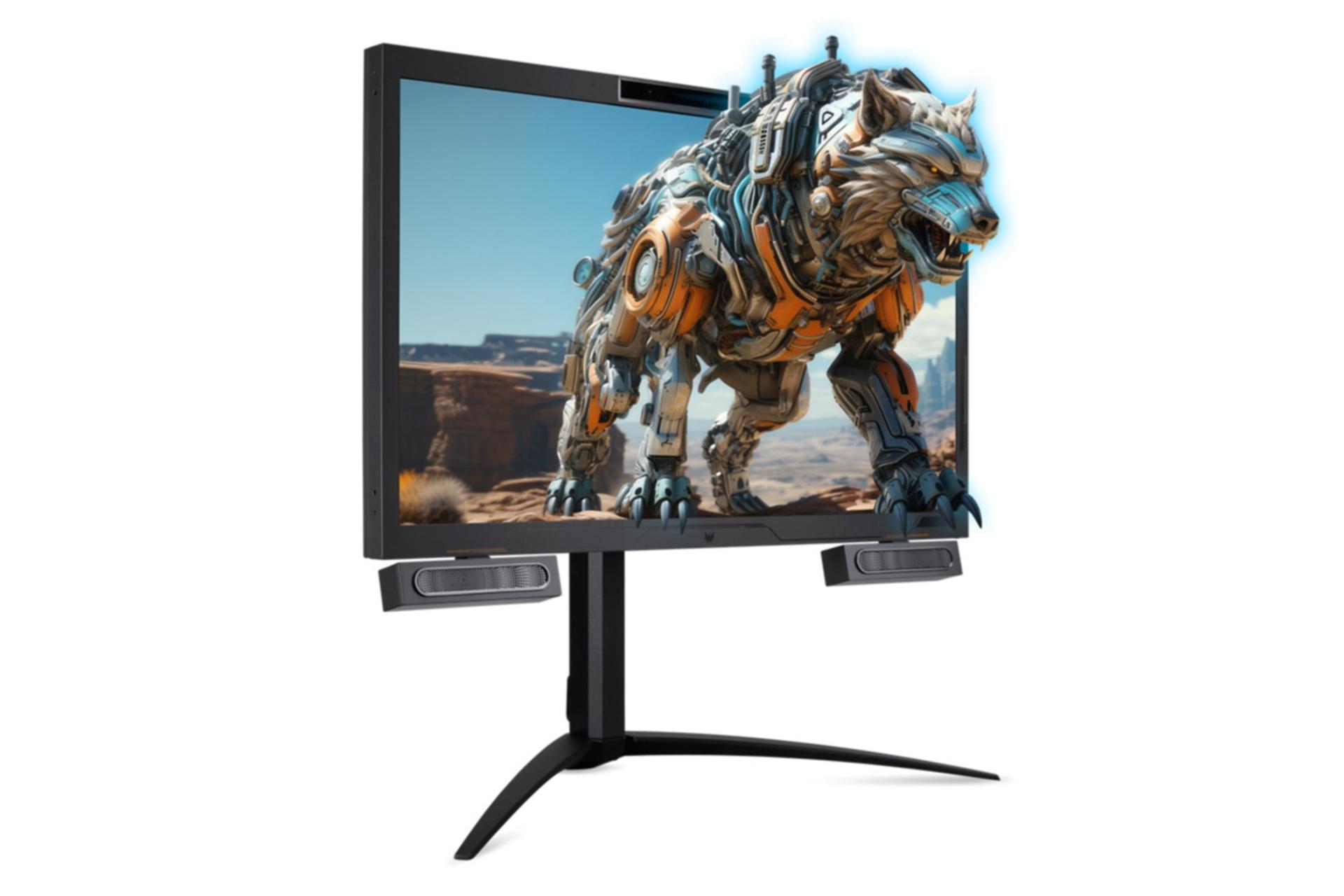 نمای سمت چپ مانیتور ایسر 27 اینچ مدل Predator SpatialLabs View 27