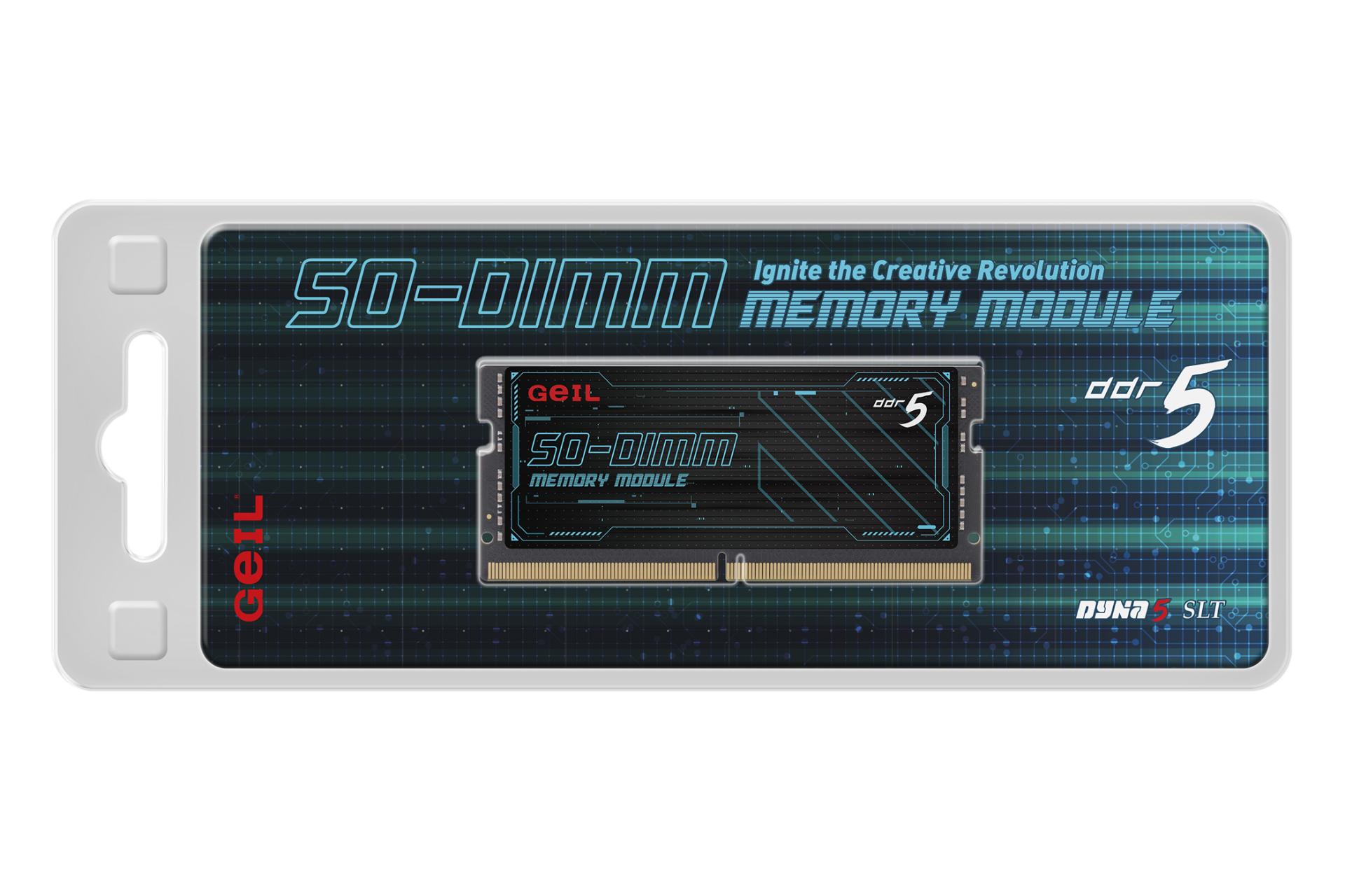 جعبه رم گیل GEIL SO-DIMM 32GB DDR5-4800 CL40