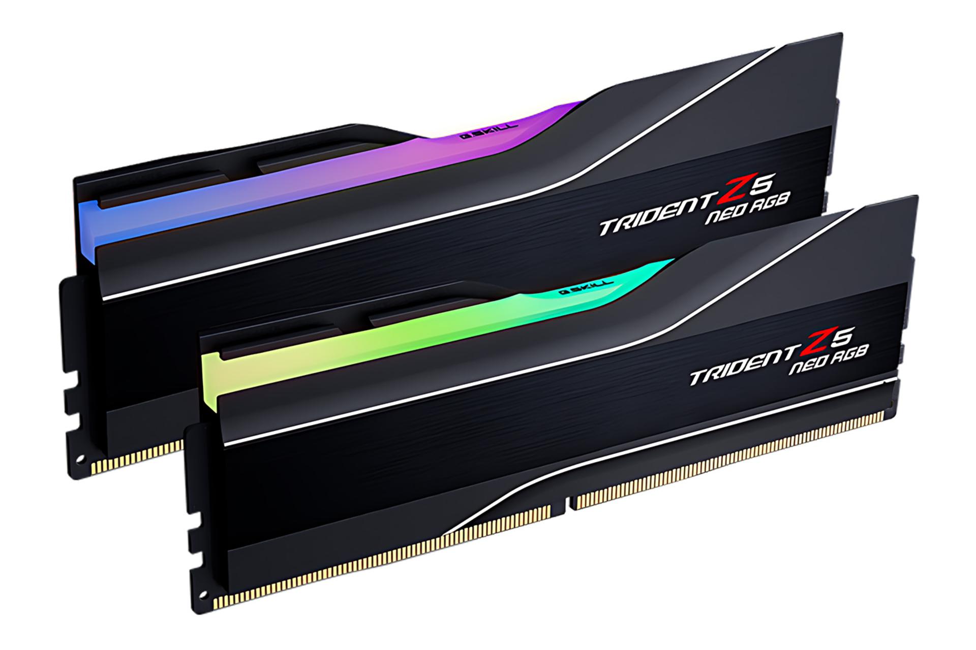 نمای کناری رم جی اسکیل G.Skill Trident Z5 Neo RGB 64GB (2x32) DDR5-6000 CL32