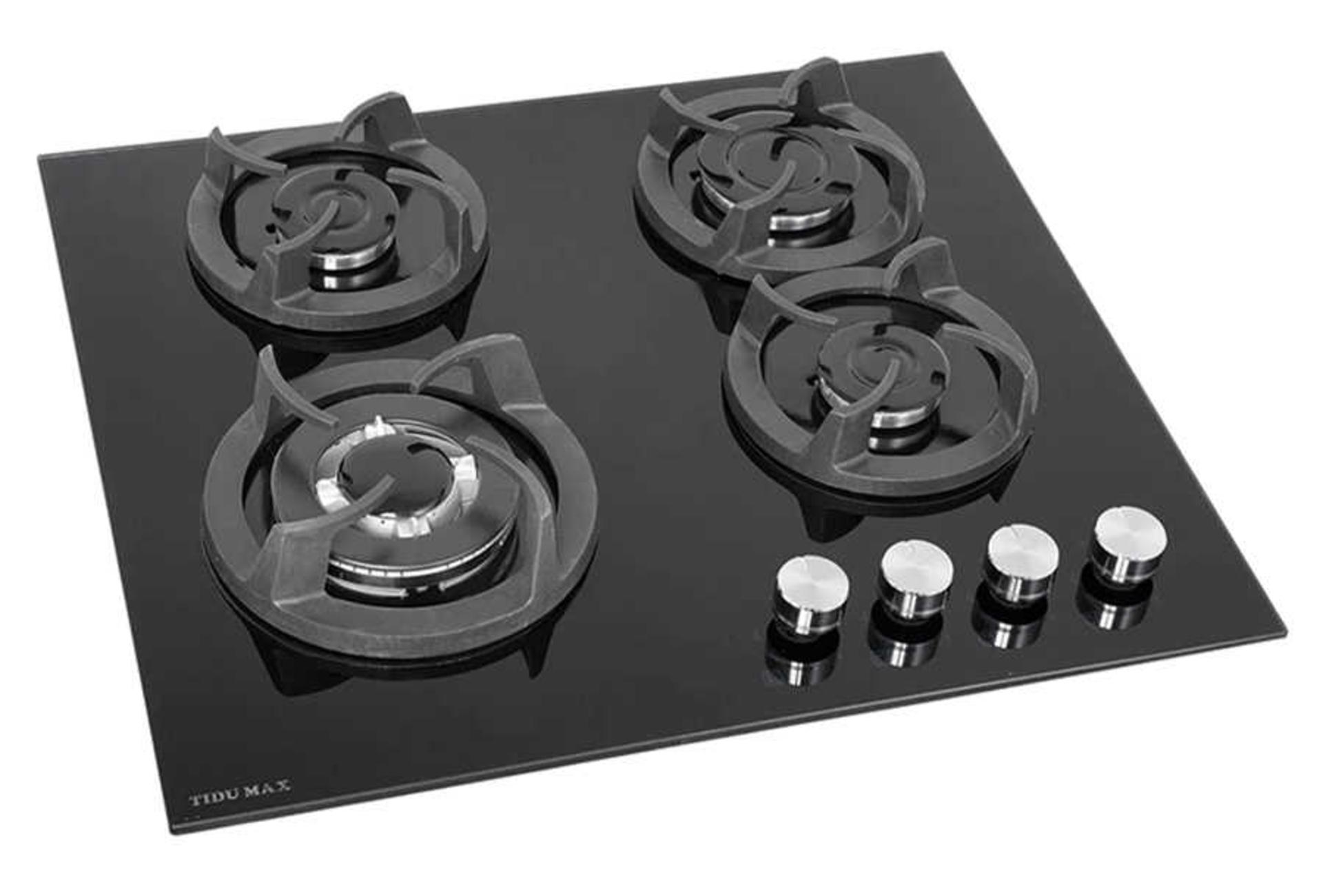 نمای سمت راست اجاق گاز صفحه ای 4 شعله تیدومکث G403T