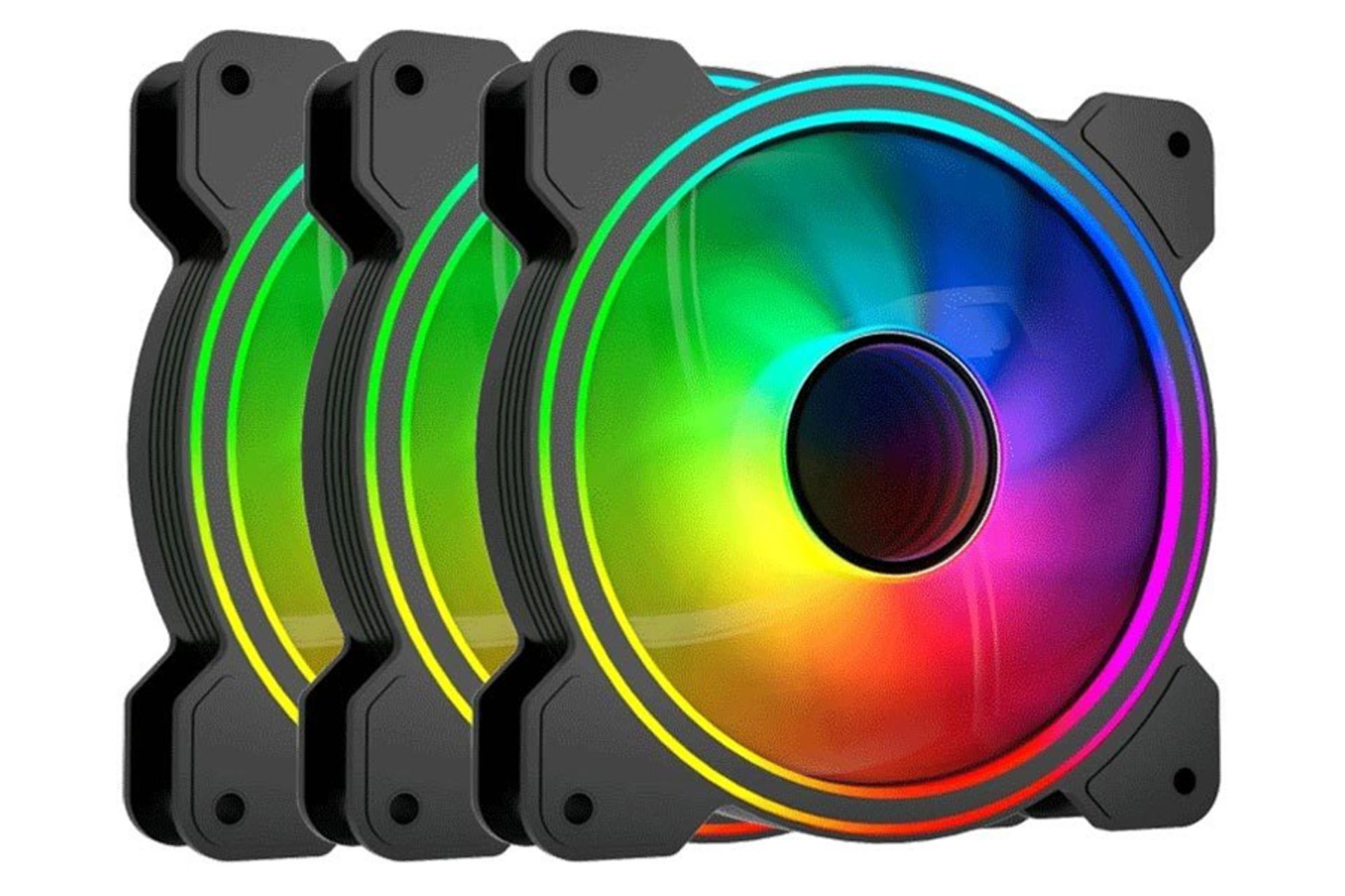 ابعاد و اندازه فن کیس لاجی کی F322 بسته 3 عددی