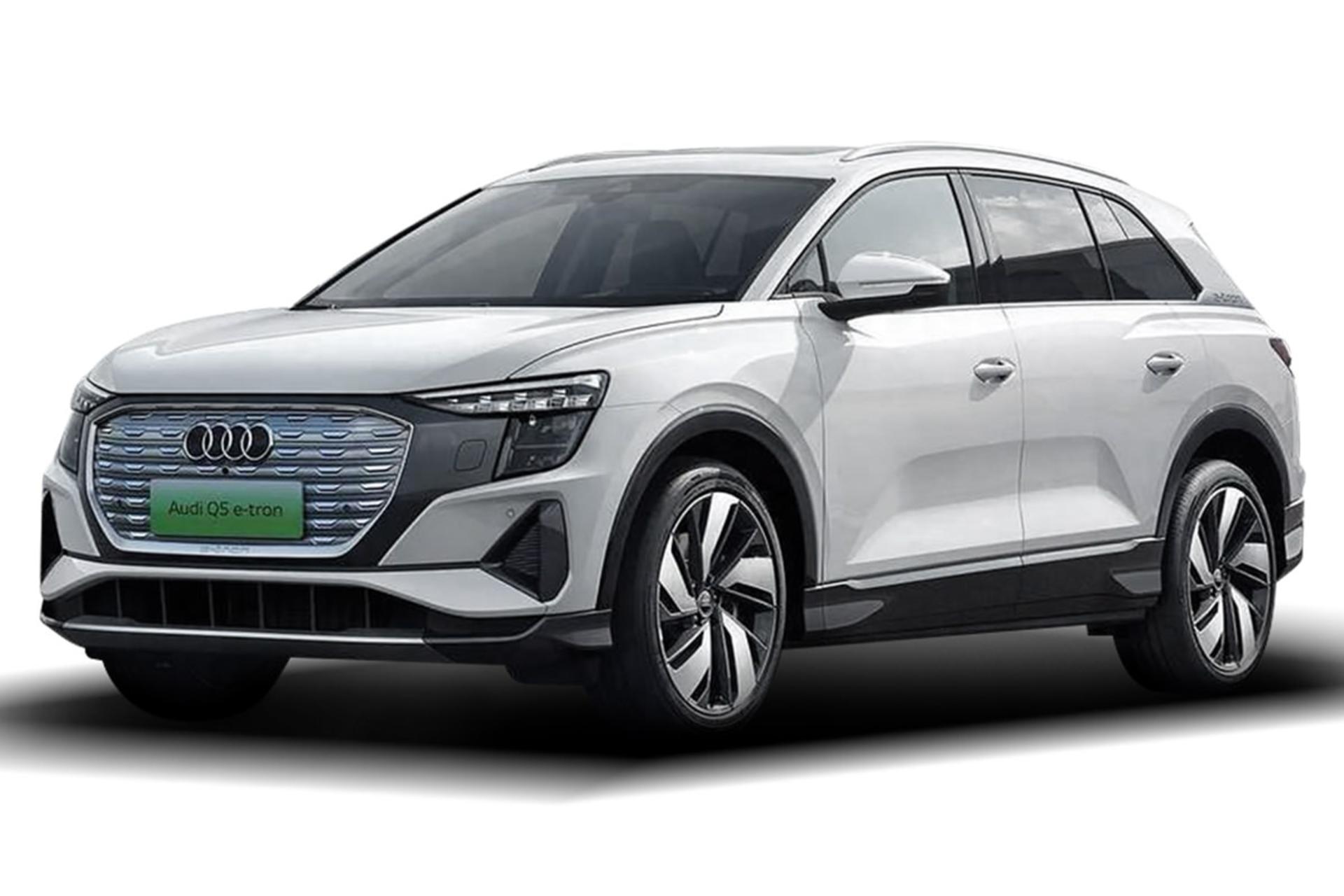 خودرو آئودی Audi Q5 e-tron نمای جلو و راست