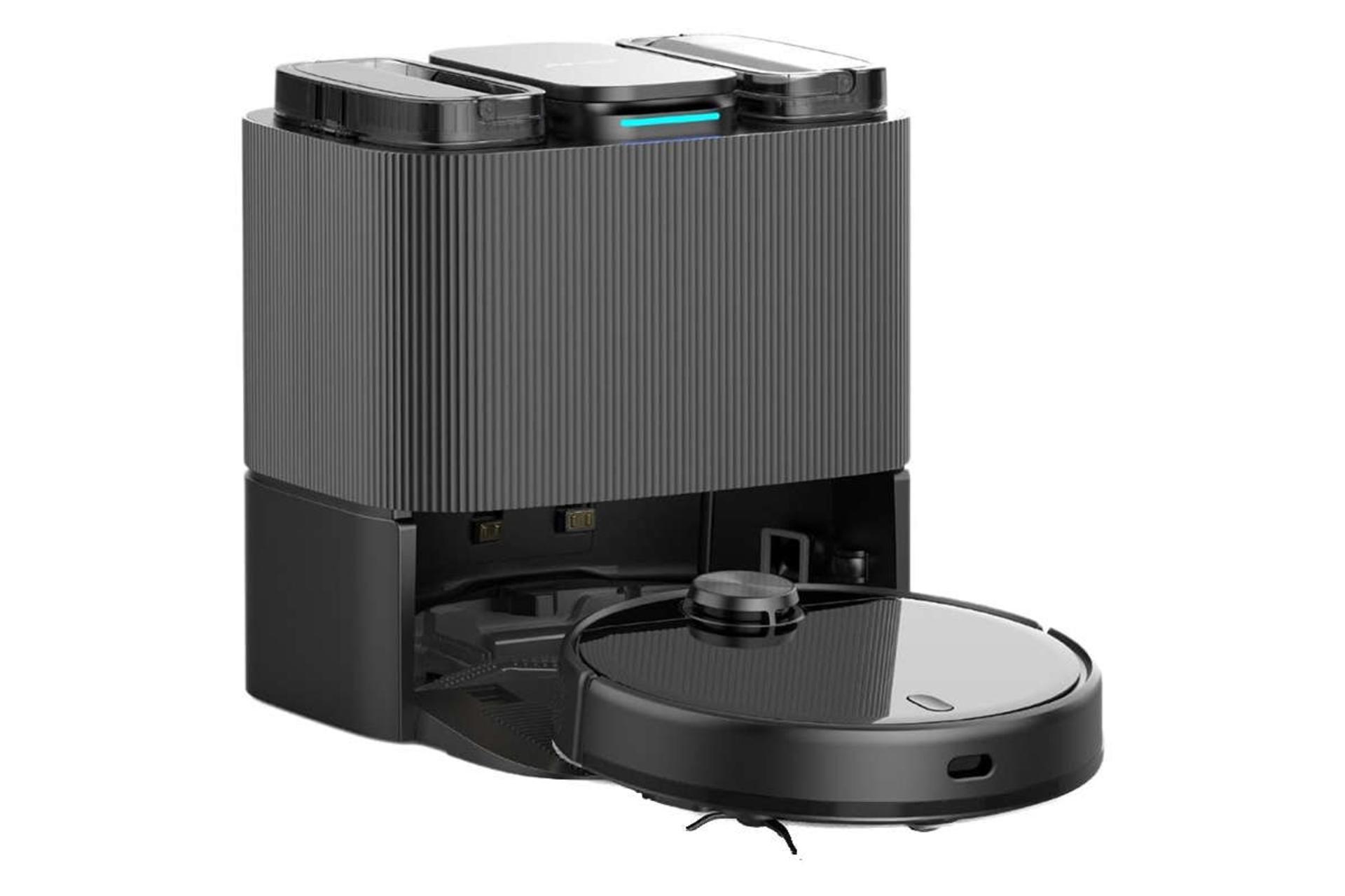 نمای سمت چپ جارو رباتیک ایربات L108S Pro Ultra رنگ مشکی