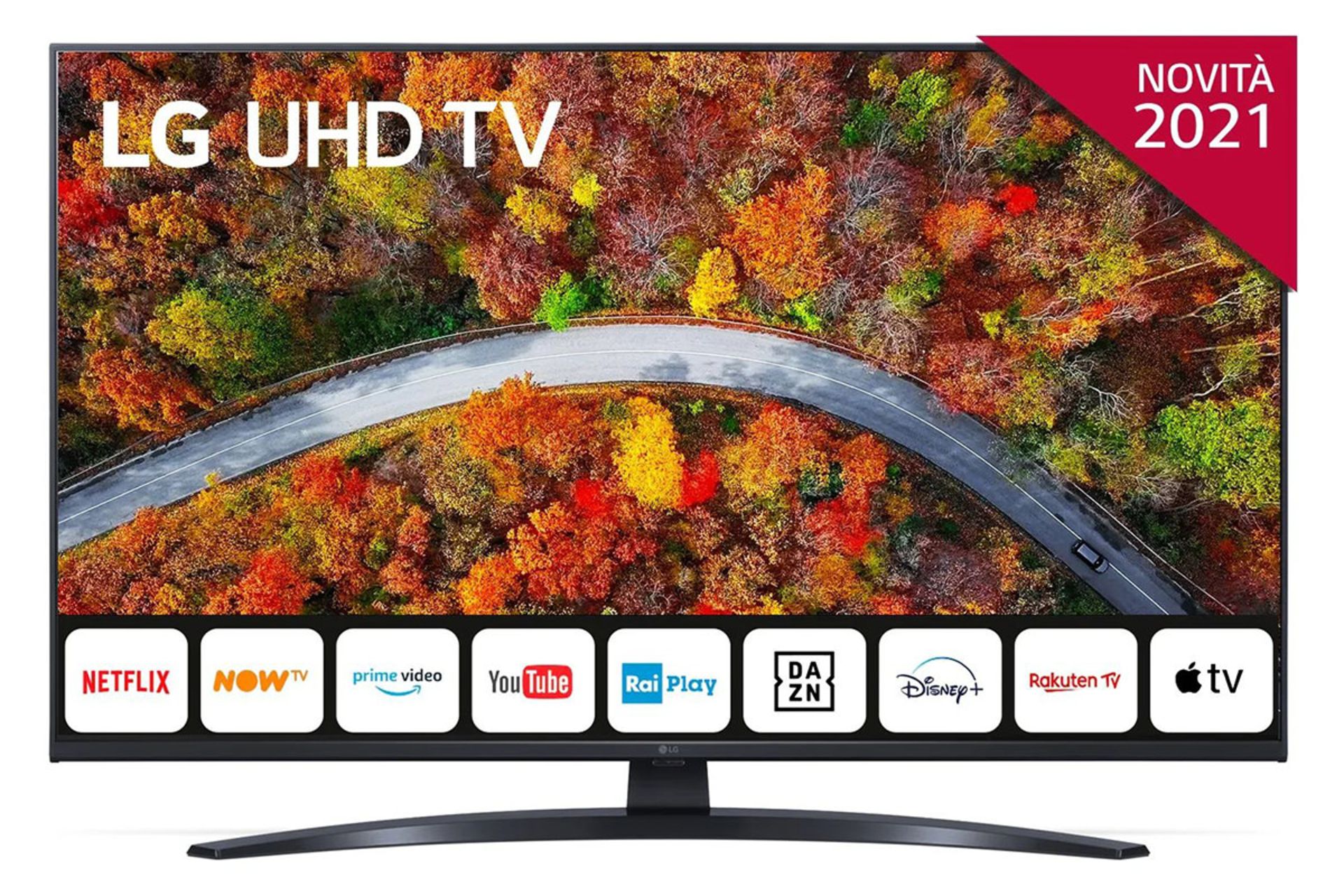 تلویزیون ال جی LG UP8100 نمای جلو